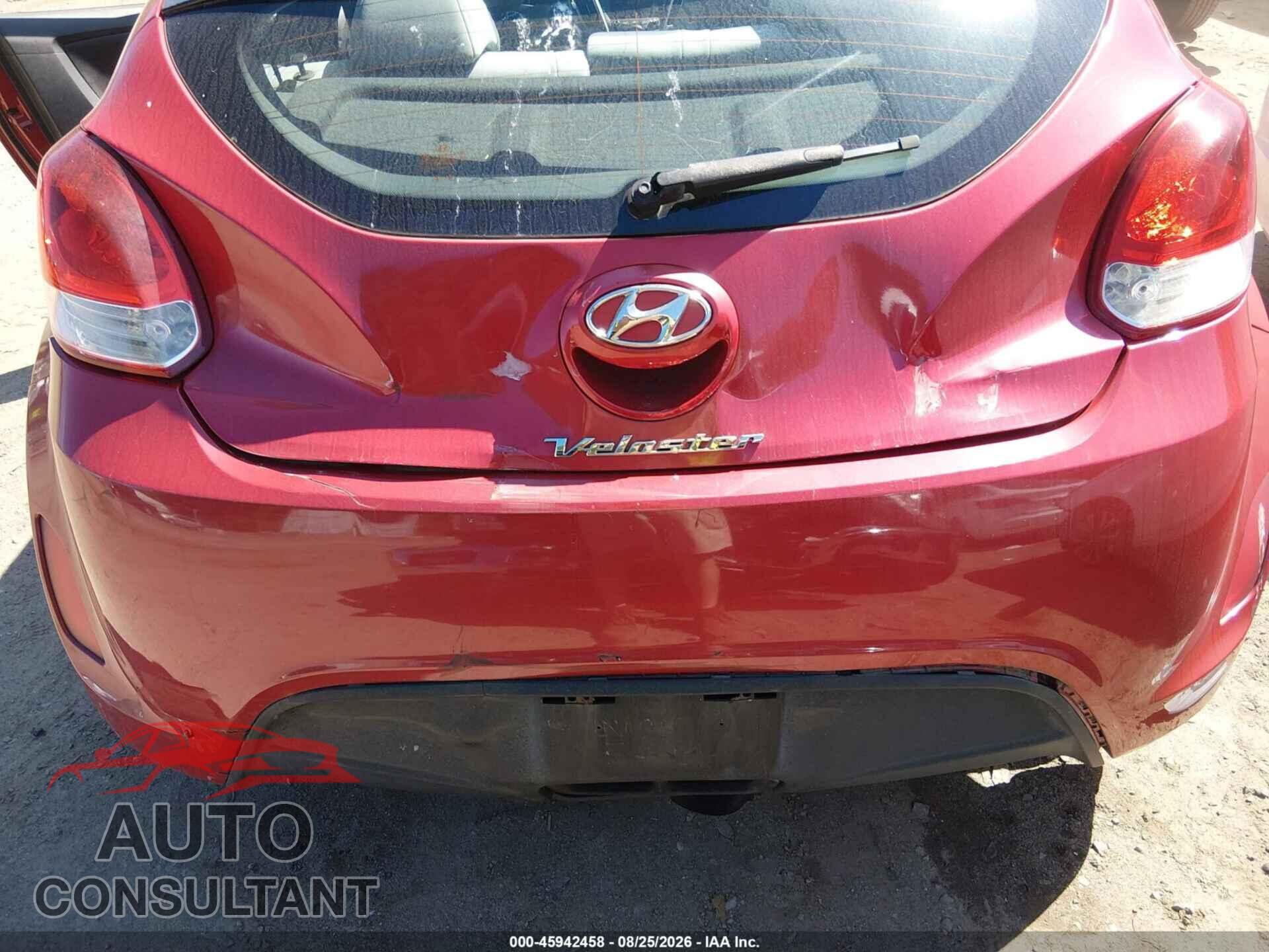 HYUNDAI VELOSTER 2012 - KMHTC6AD4CU043760