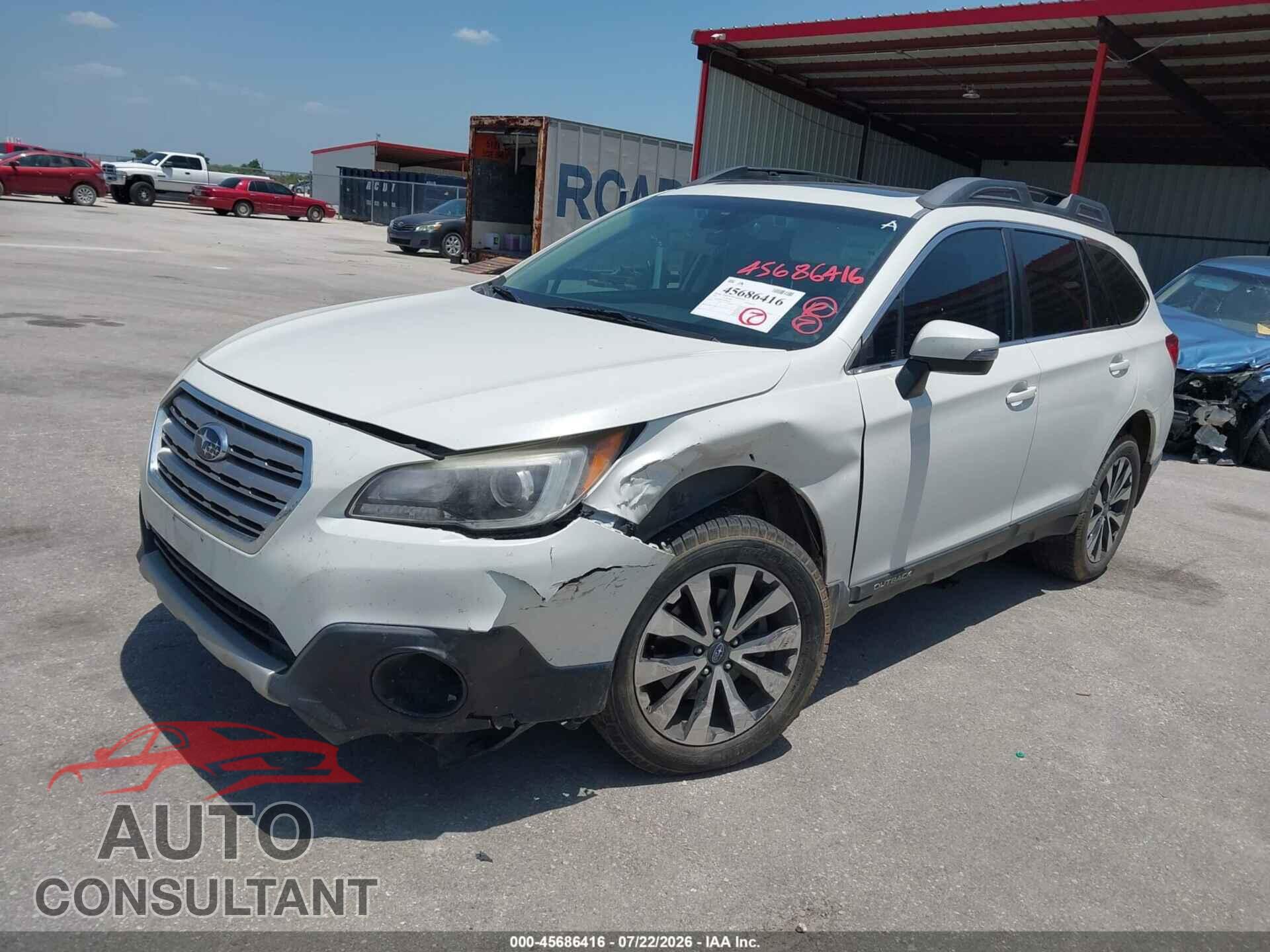 SUBARU OUTBACK 2017 - 4S4BSANC5H3365128