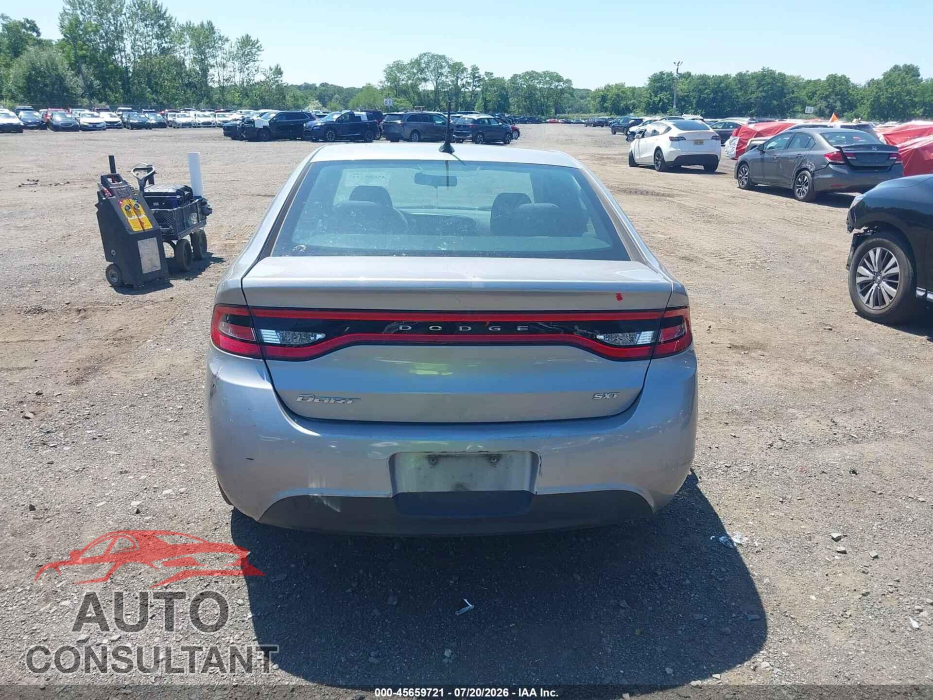 DODGE DART 2016 - 1C3CDFBB5GD667611