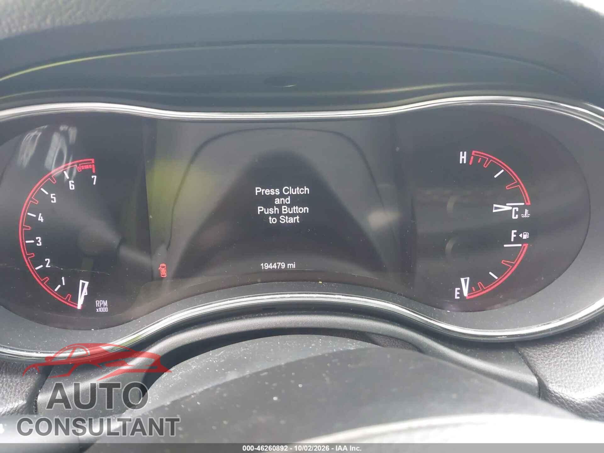 DODGE DURANGO 2014 - 1C4RDHDG4EC445865