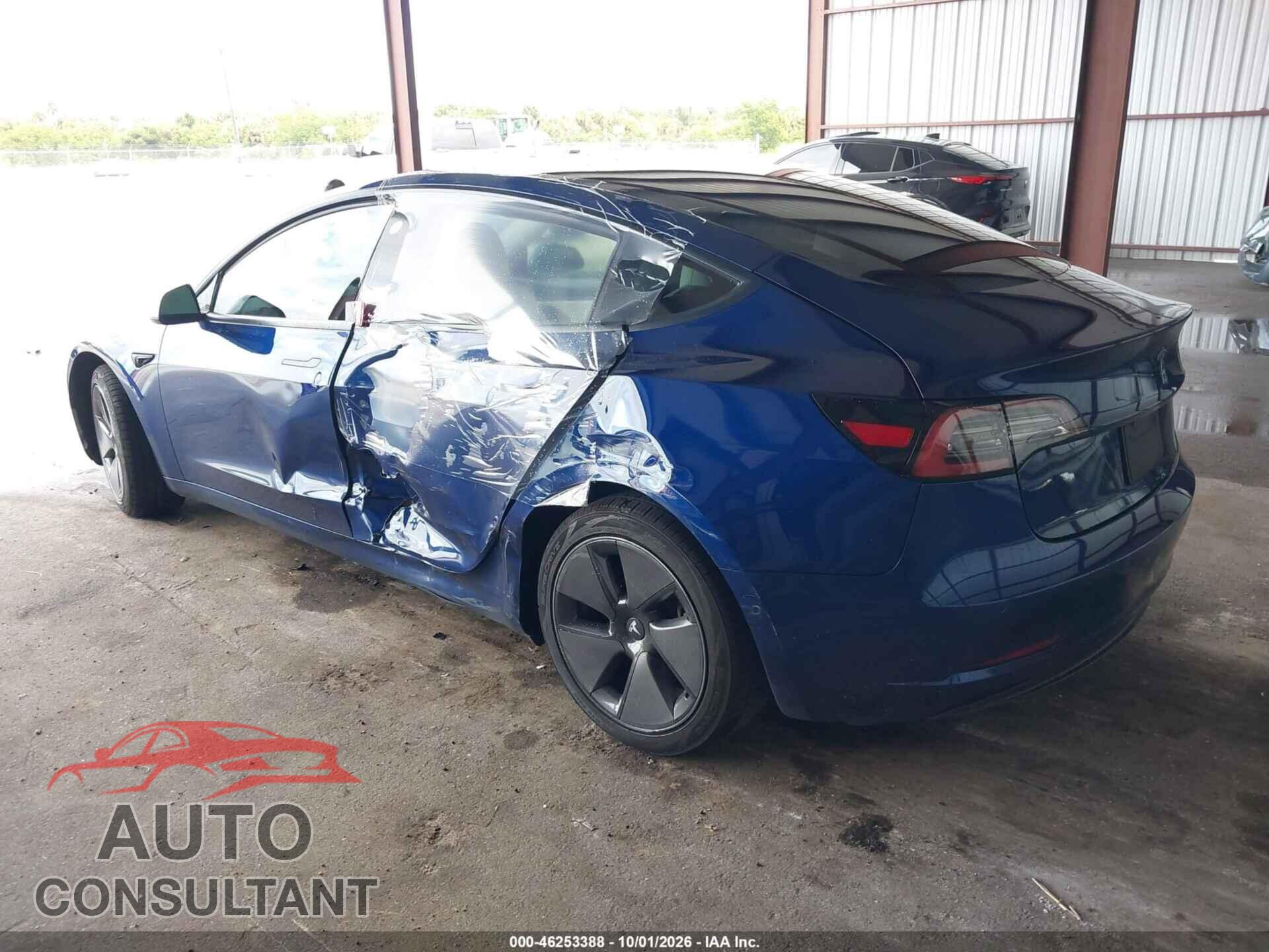 TESLA MODEL 3 2021 - 5YJ3E1EA4MF920789