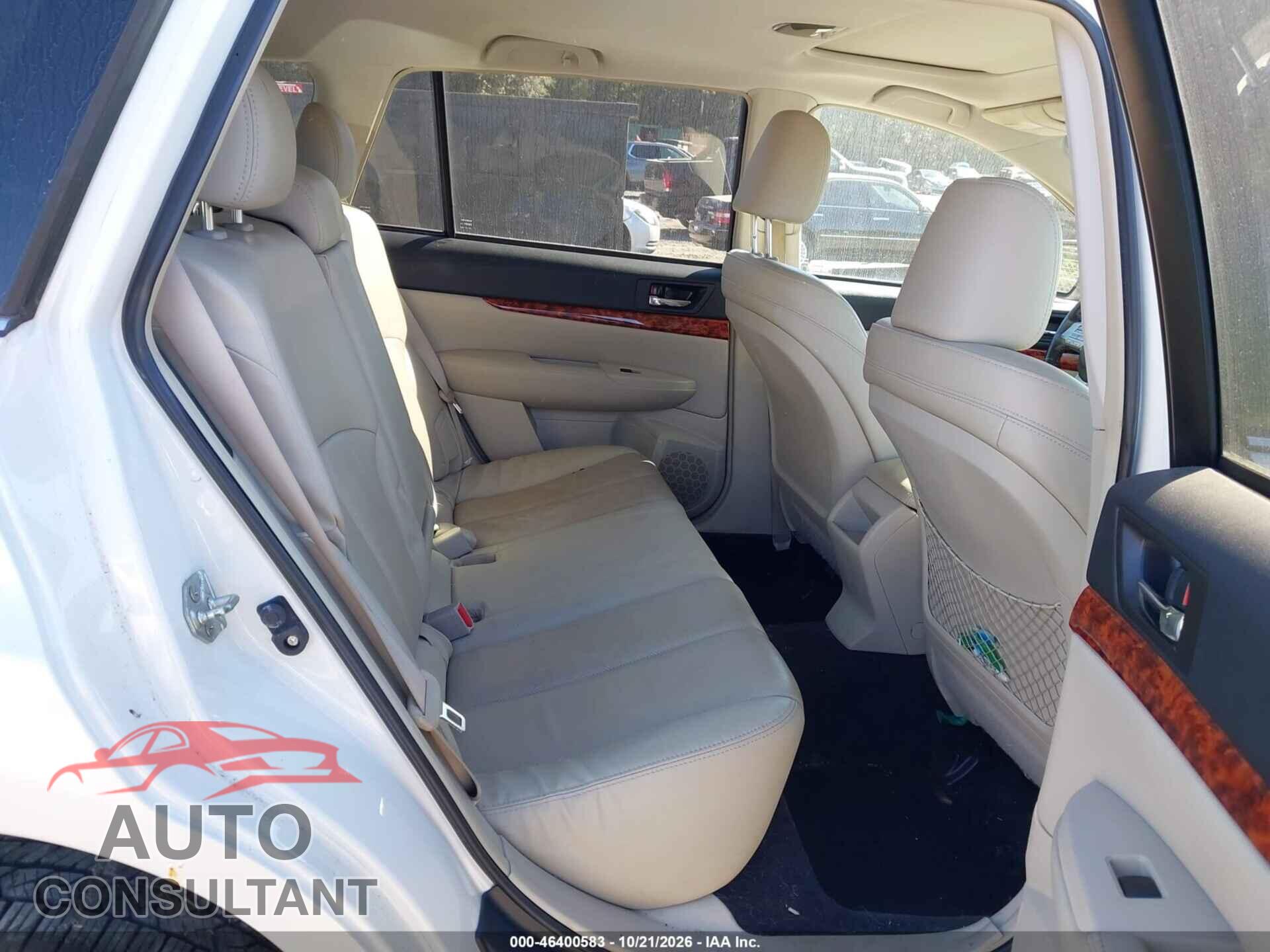 SUBARU OUTBACK 2011 - 4S4BRBKC8B3380736