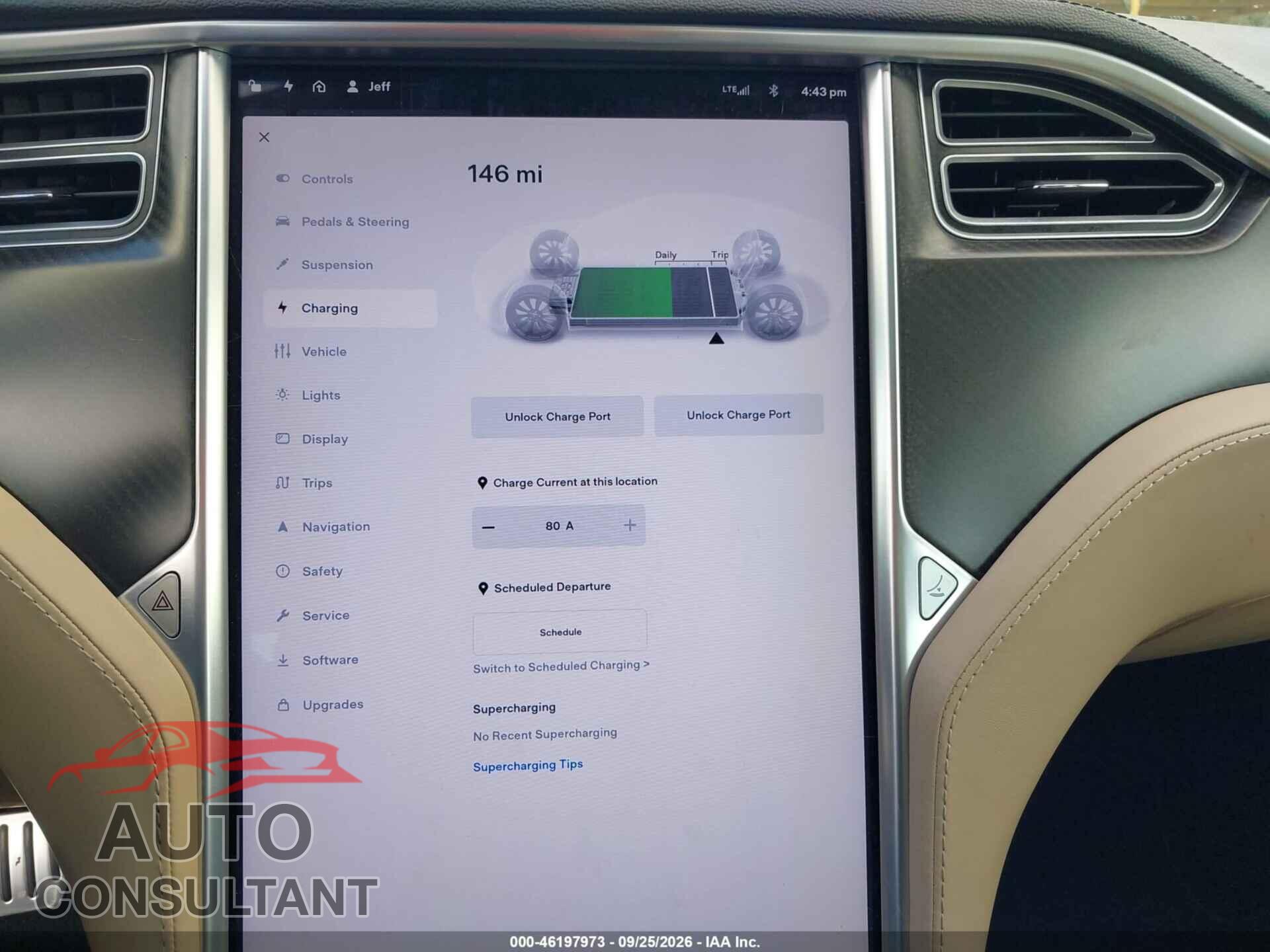 TESLA MODEL S 2013 - 5YJSA1DP4DFP25885