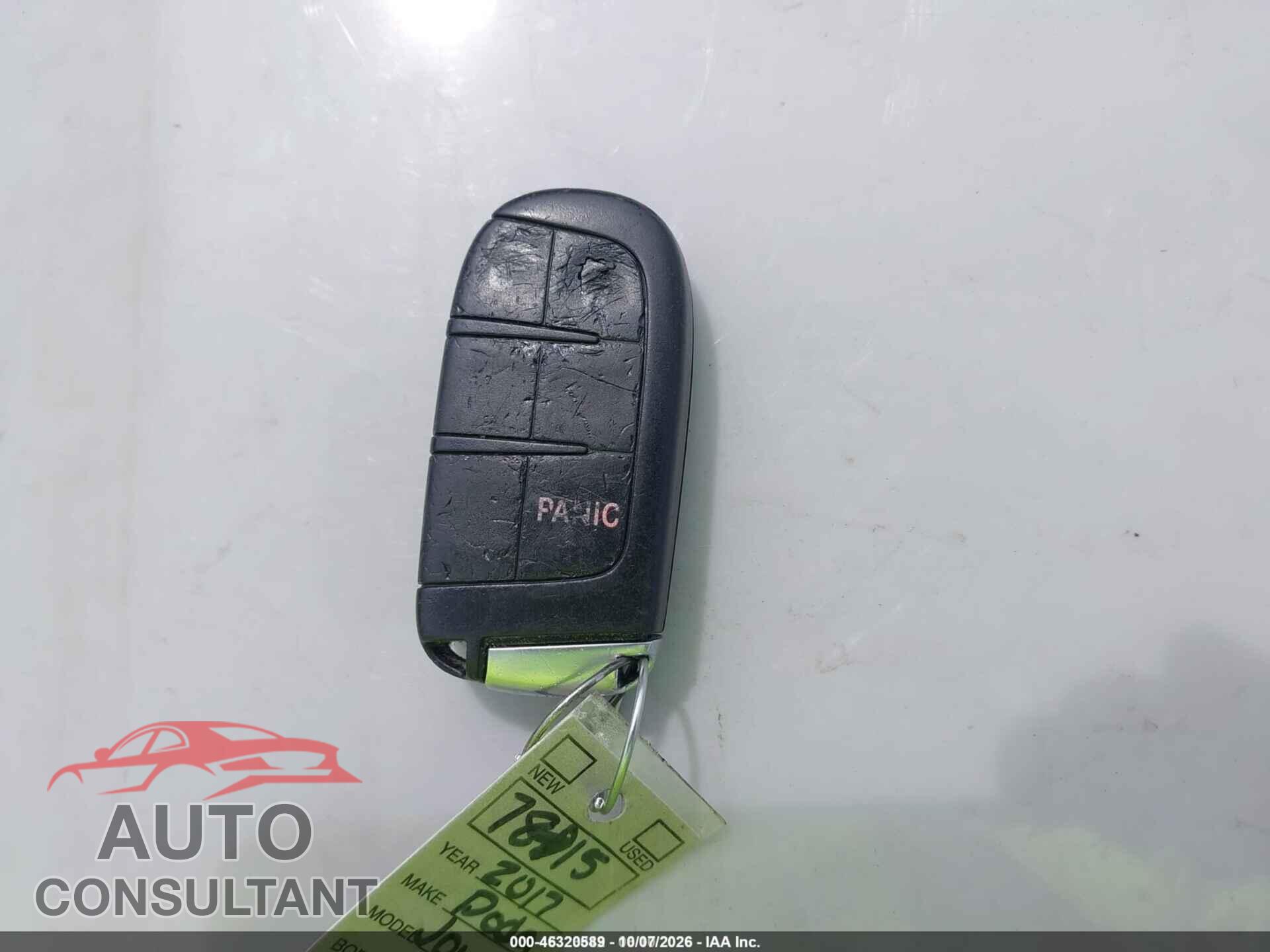 DODGE JOURNEY 2017 - 3C4PDCAB6HT525731