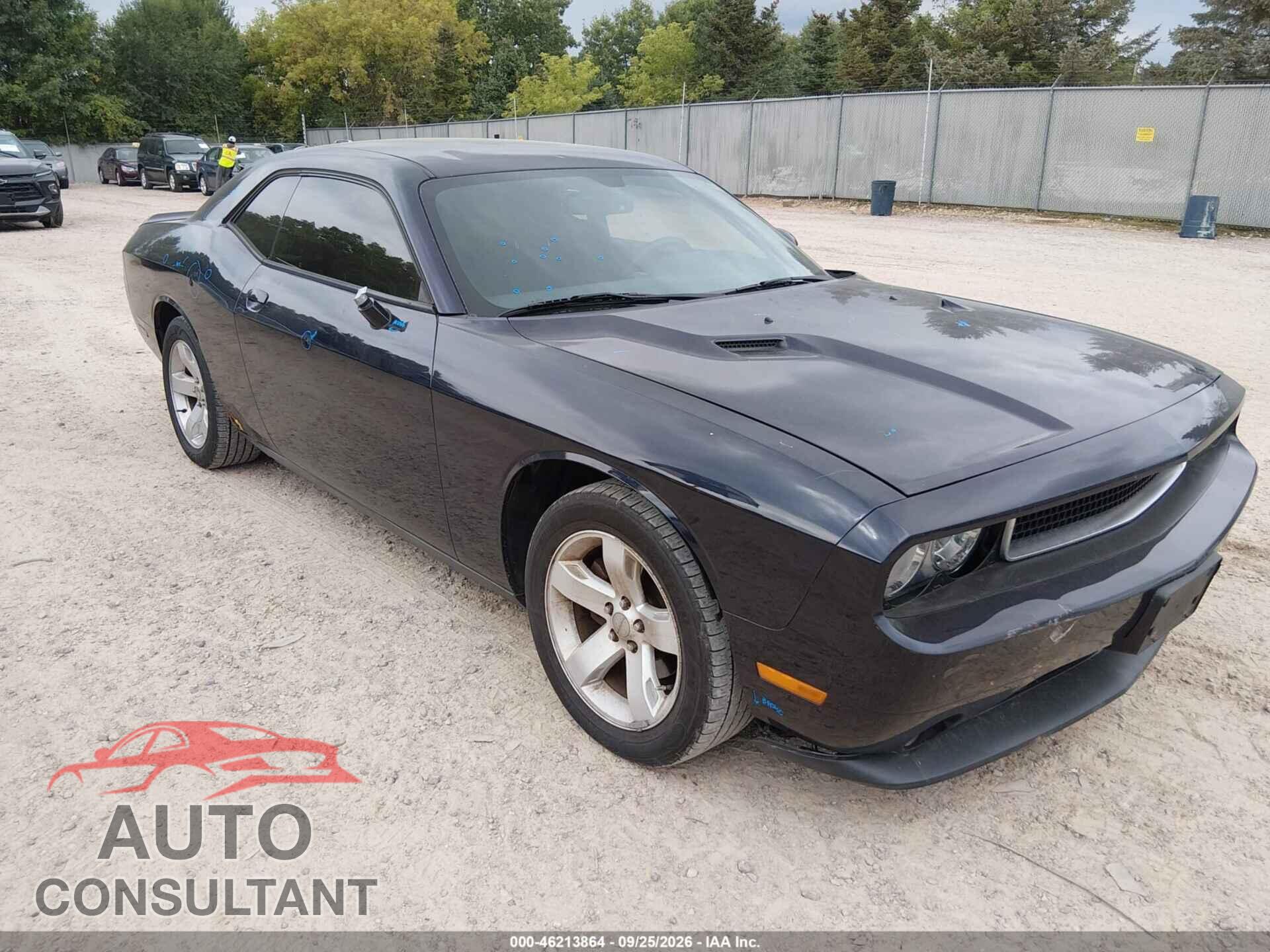 DODGE CHALLENGER 2012 - 2C3CDYAG9CH167702