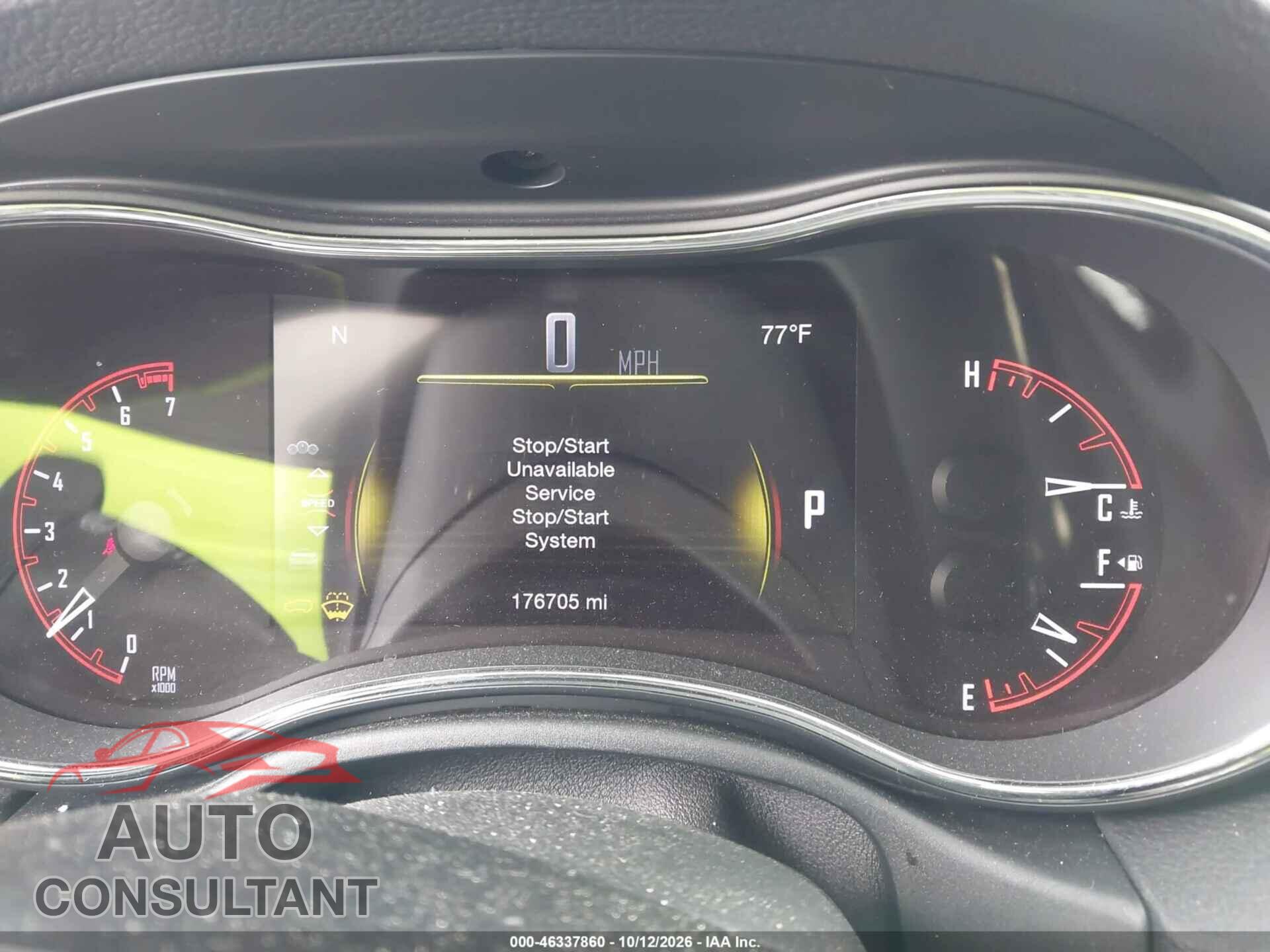 DODGE DURANGO 2017 - 1C4RDHAG0HC615082