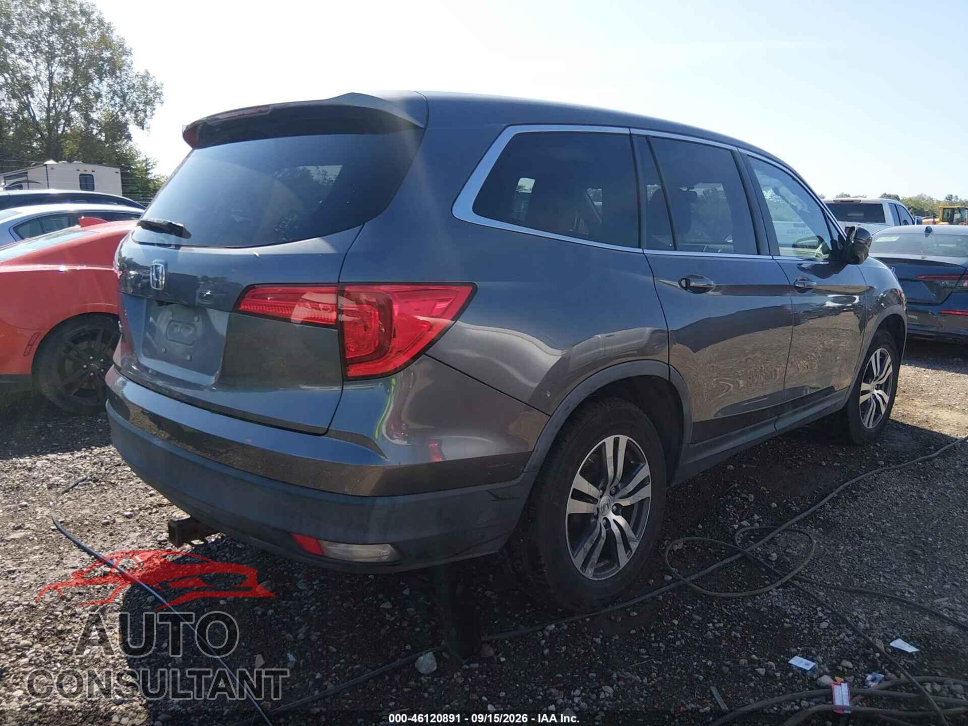 HONDA PILOT 2017 - 5FNYF5H58HB006768