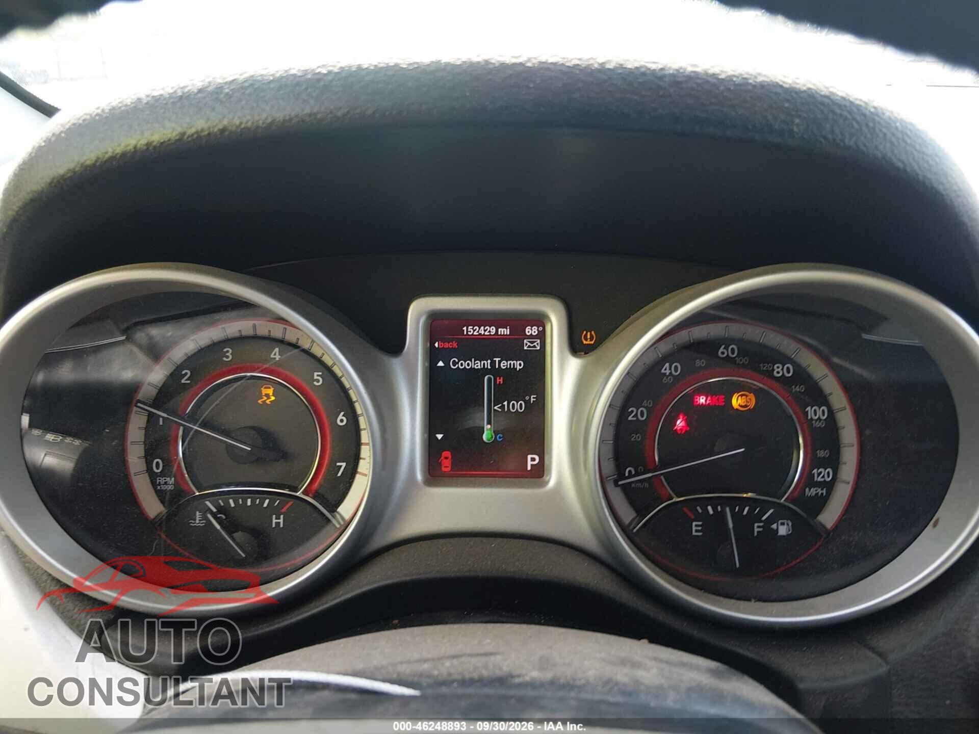 DODGE JOURNEY 2014 - 3C4PDCAB2ET171069