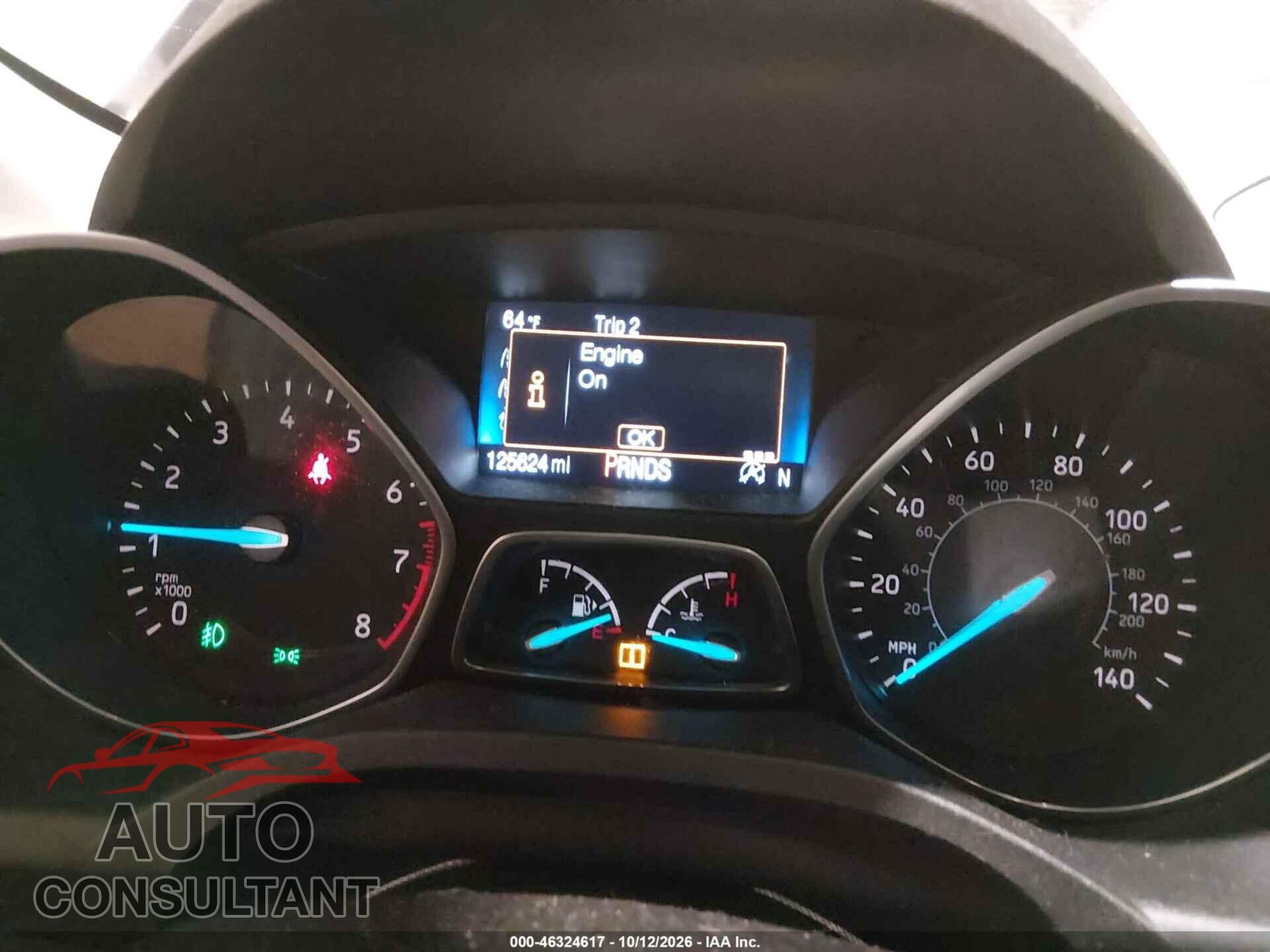FORD ESCAPE 2017 - 1FMCU9GD8HUC77221