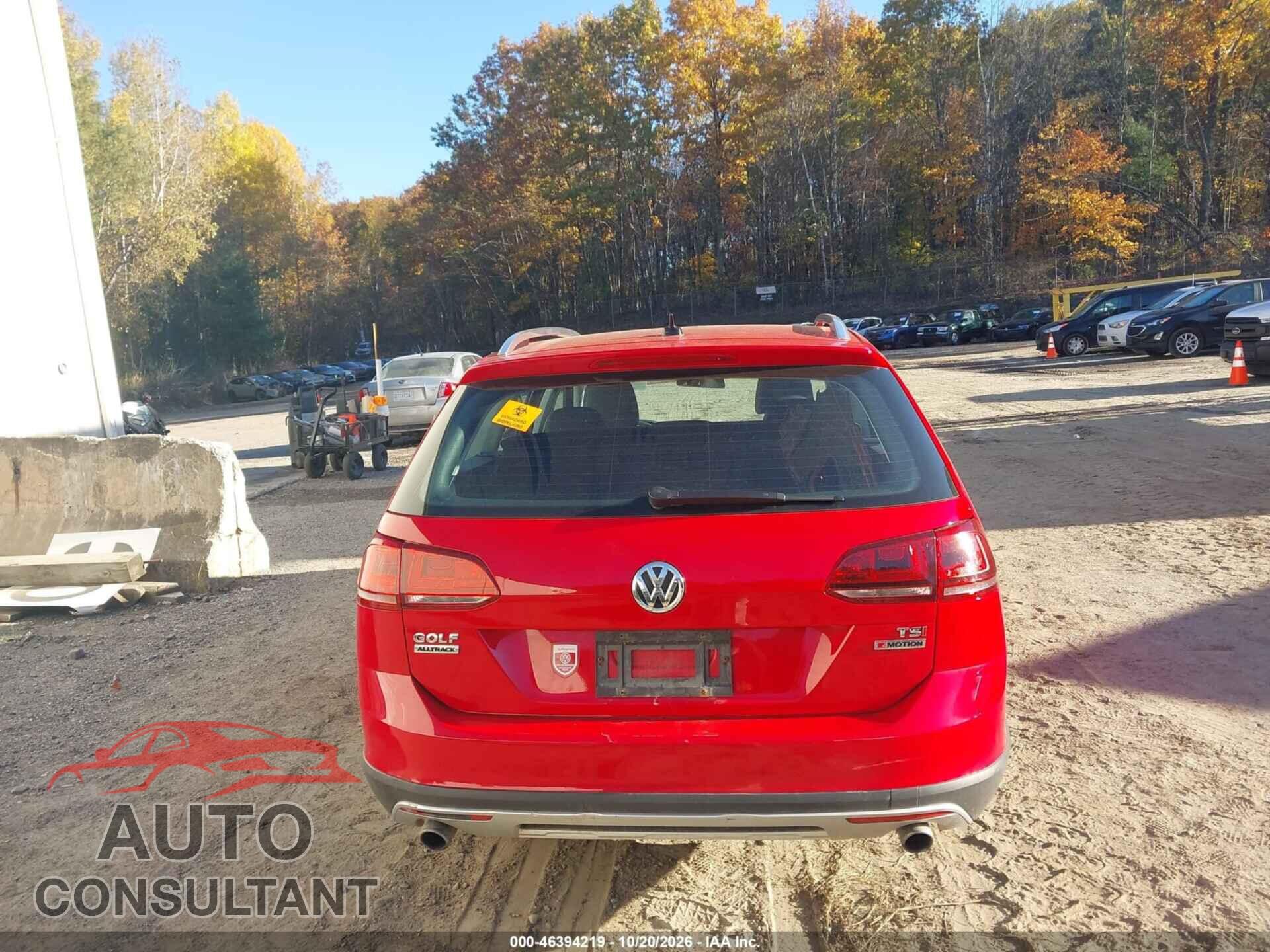 VOLKSWAGEN GOLF ALLTRACK 2017 - 3VWH17AU2HM516893