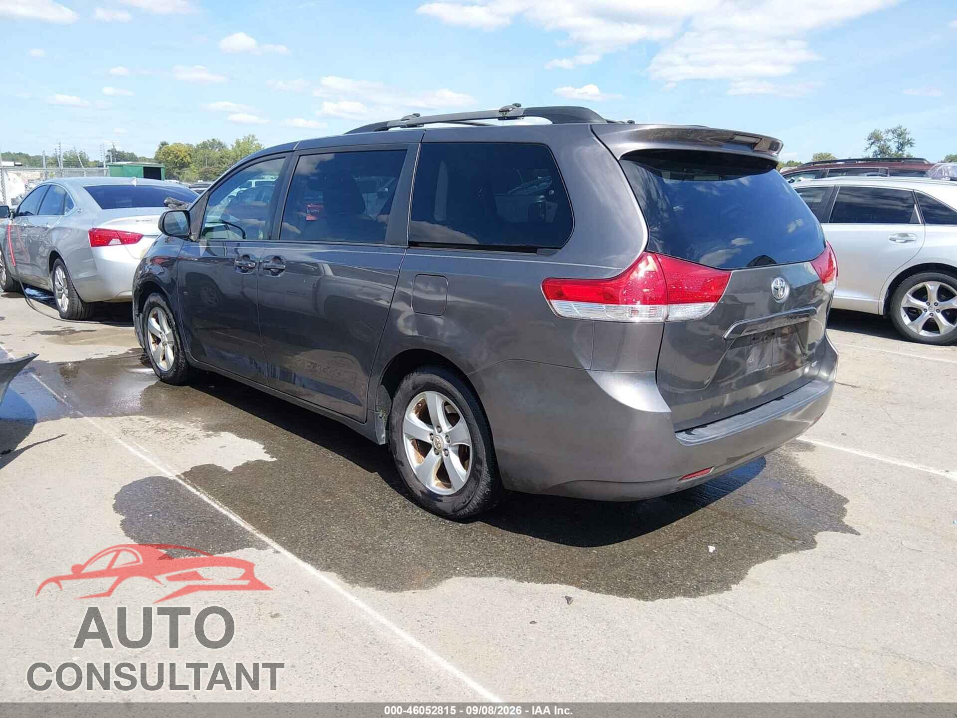 TOYOTA SIENNA 2012 - 5TDKK3DC2CS263178