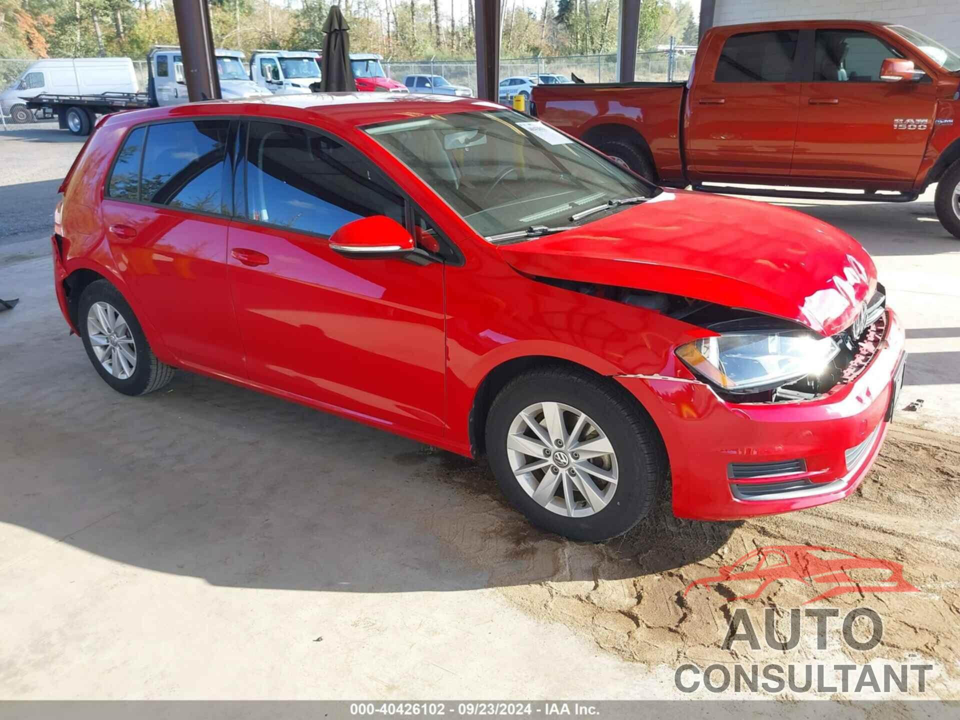 VOLKSWAGEN GOLF 2017 - 3VW117AU2HM030988