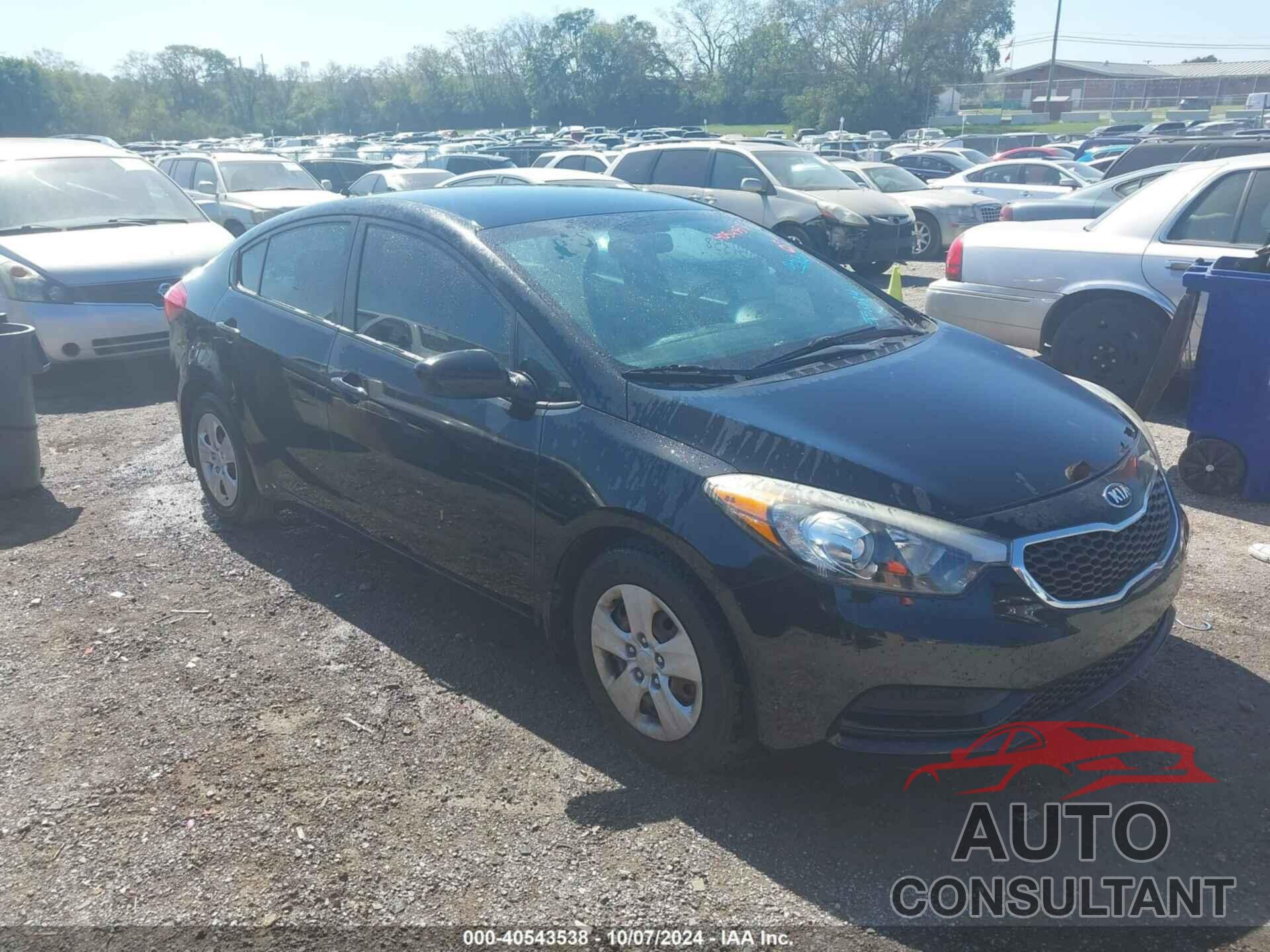 KIA FORTE 2016 - KNAFK4A65G5552084