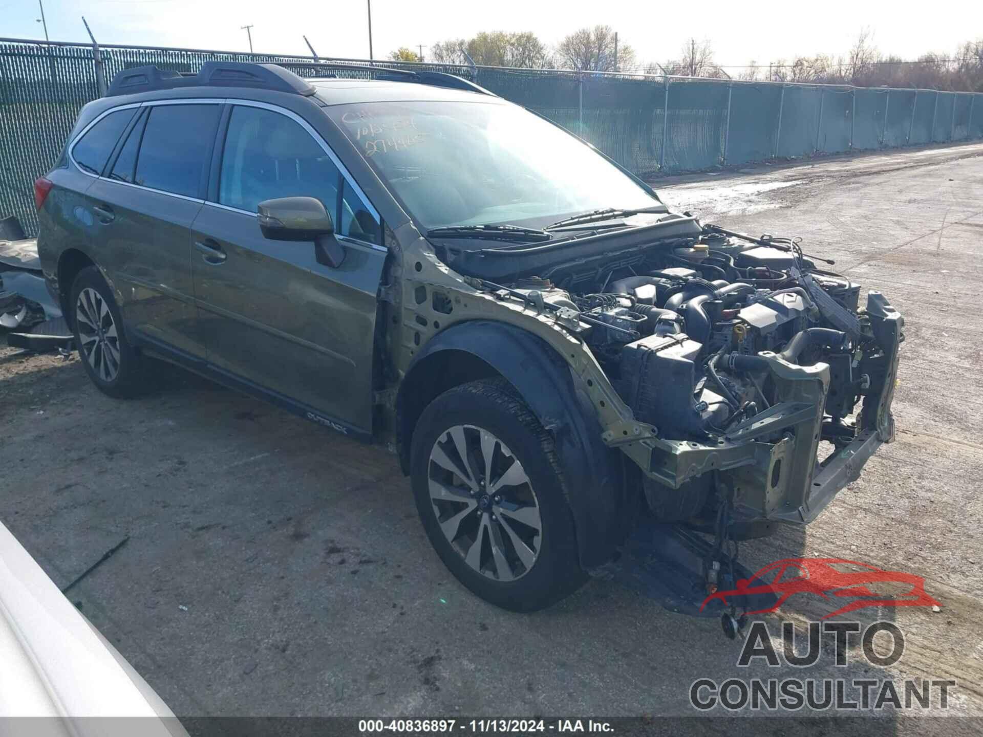 SUBARU OUTBACK 2016 - 4S4BSBNC4G3212048