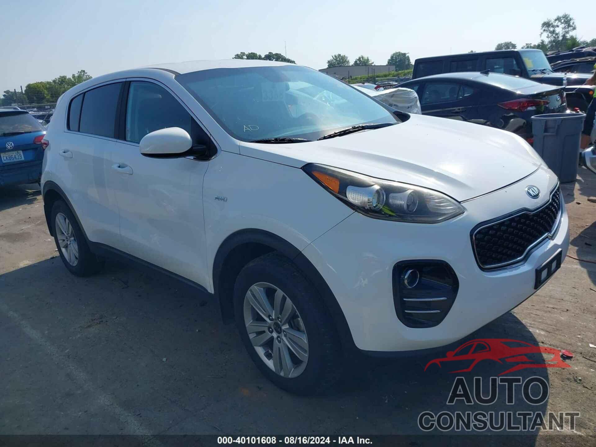 KIA SPORTAGE 2018 - KNDPMCAC8J7389315