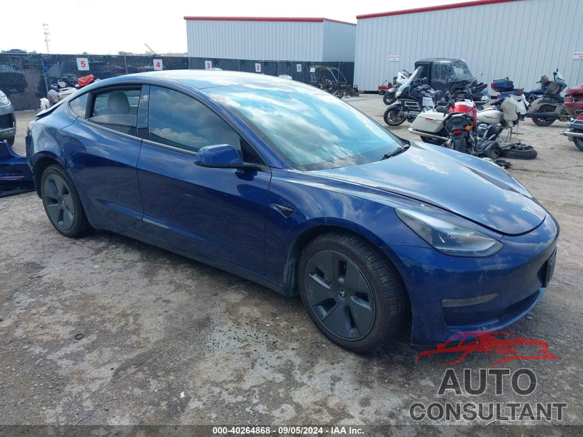 TESLA MODEL 3 2022 - 5YJ3E1EBXNF182068