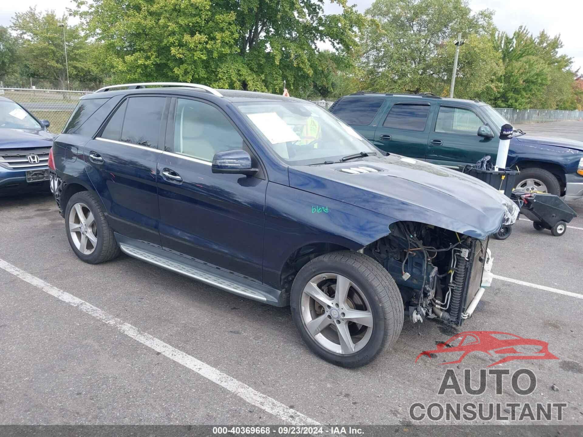 MERCEDES-BENZ GLE 350 2016 - 4JGDA5HB1GA734762
