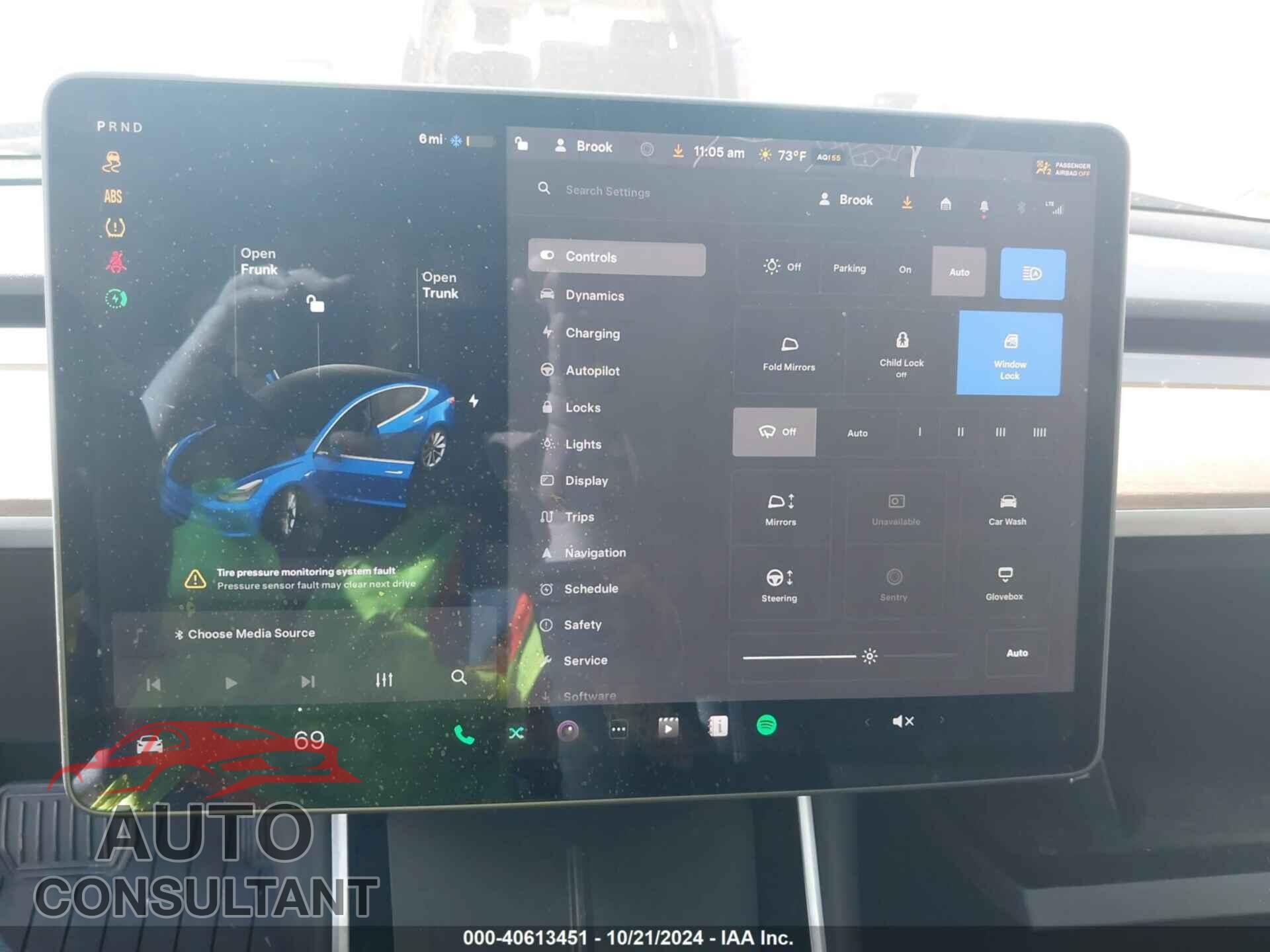 TESLA MODEL 3 2020 - 5YJ3E1EAXLF614159