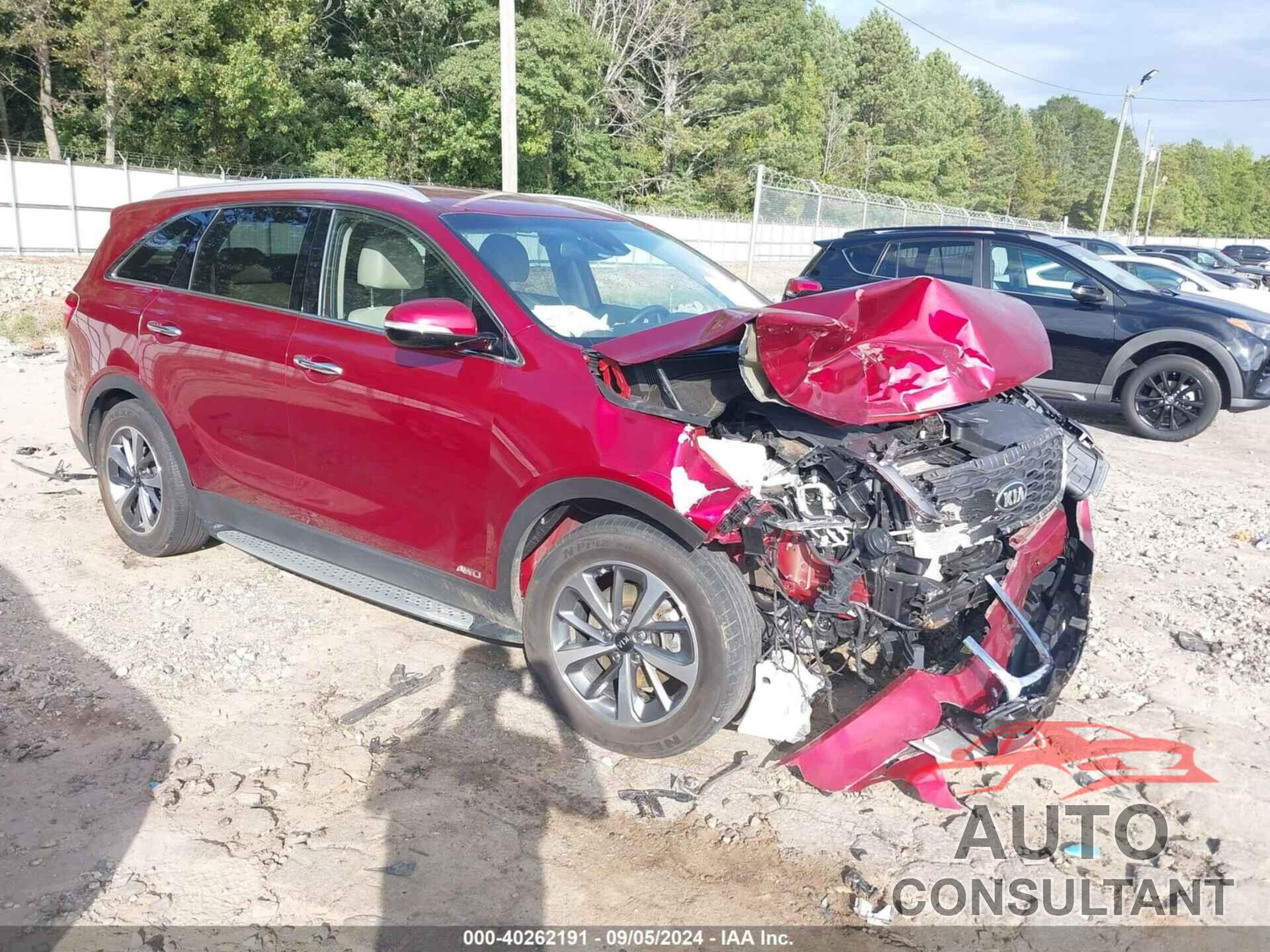 KIA SORENTO 2019 - 5XYPHDA50KG462628