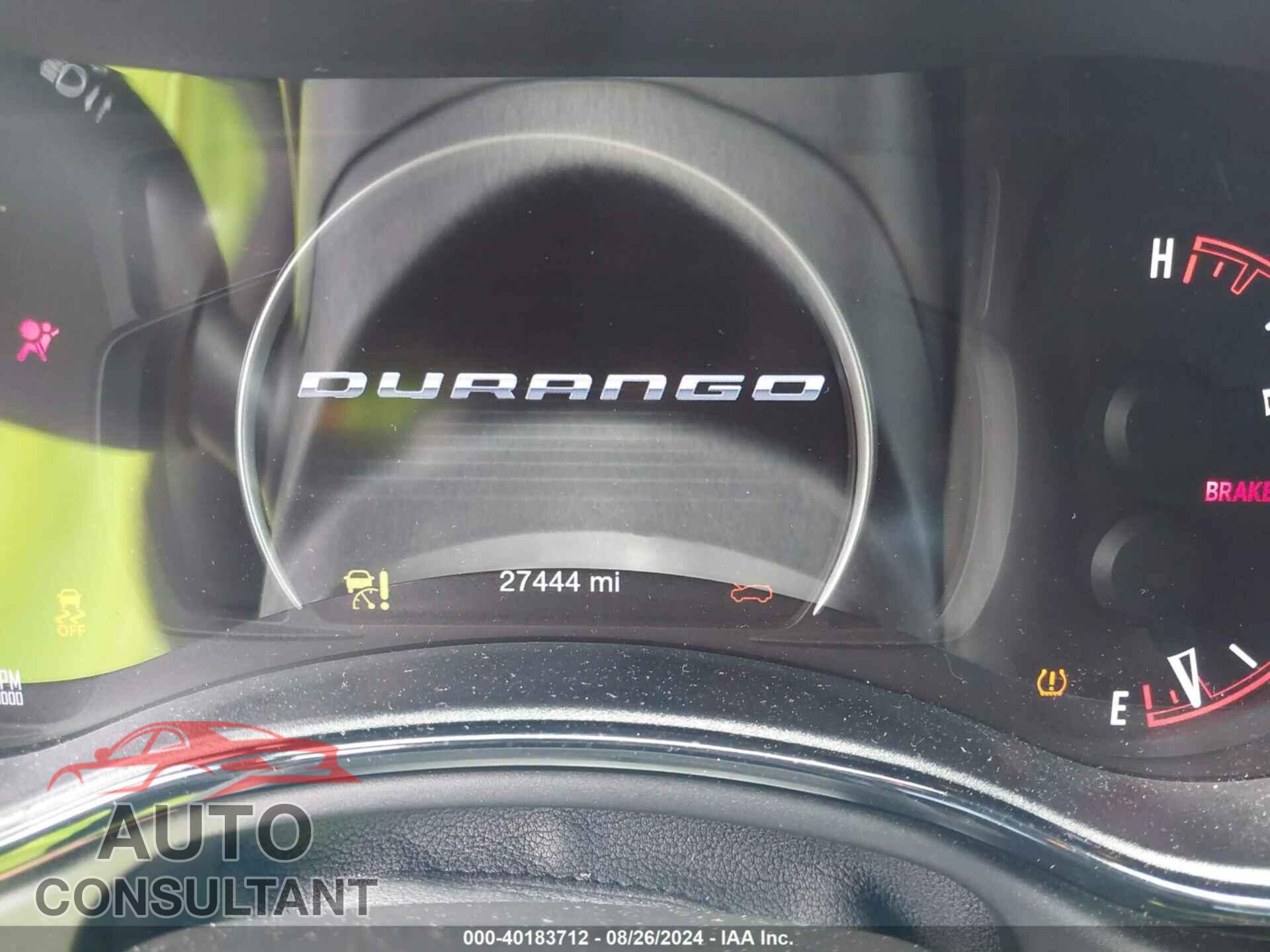 DODGE DURANGO 2022 - 1C4RDJDG0NC227963