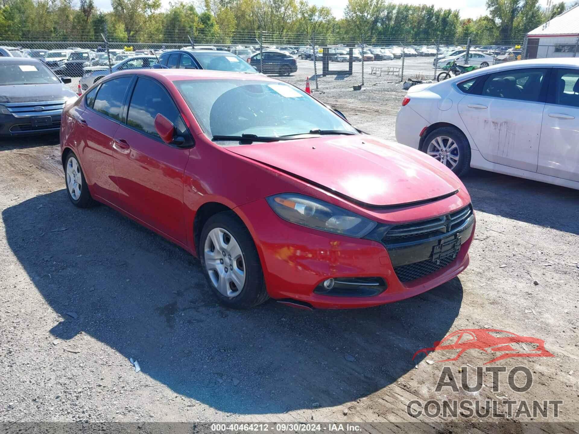 DODGE DART 2013 - 1C3CDFCB0DD325722