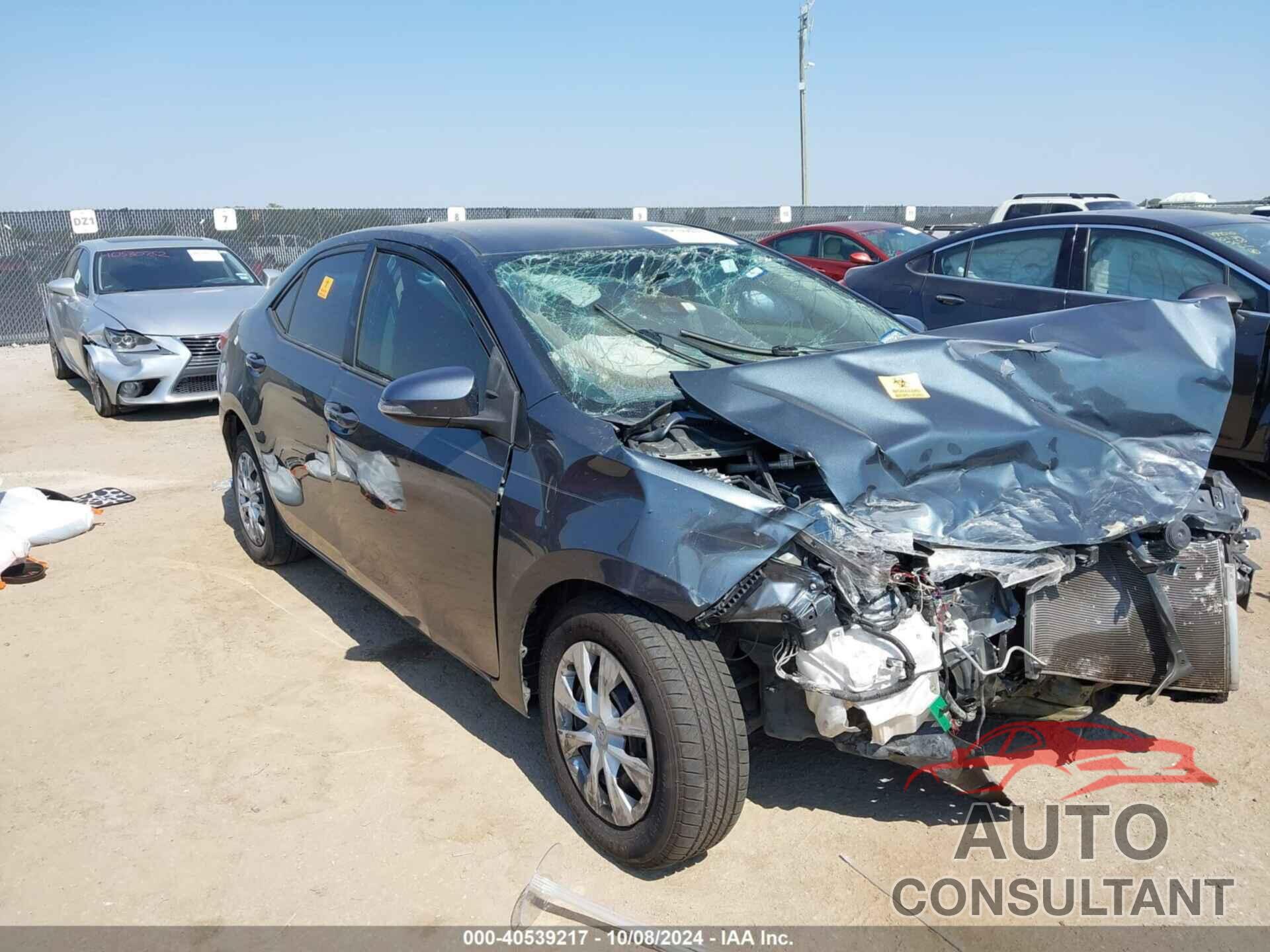 TOYOTA COROLLA 2019 - 2T1BURHEXKC226685