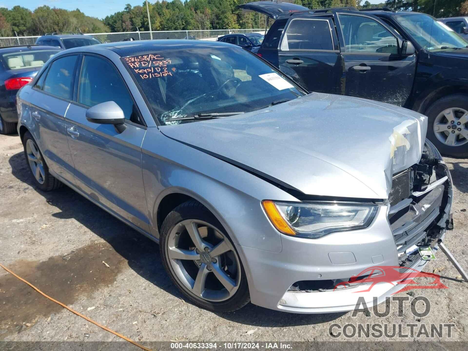 AUDI A3 2016 - WAUA7GFF7G1065837