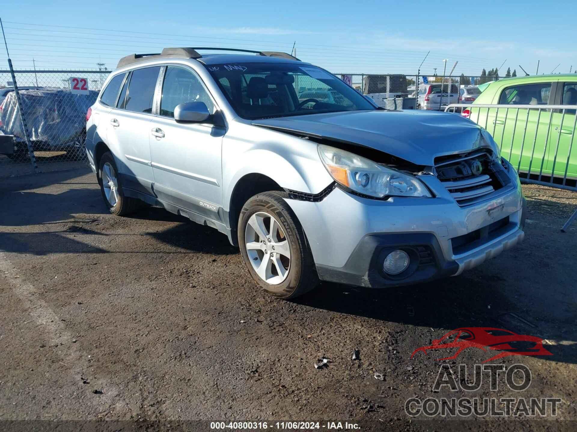 SUBARU OUTBACK 2013 - 4S4BRBLC5D3246834