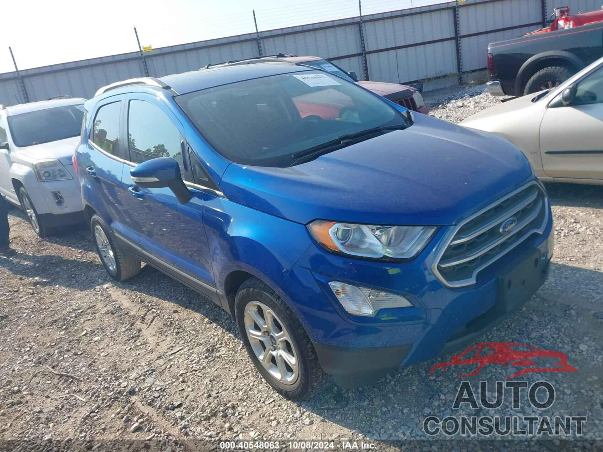 FORD ECOSPORT 2020 - MAJ3S2GE8LC311317