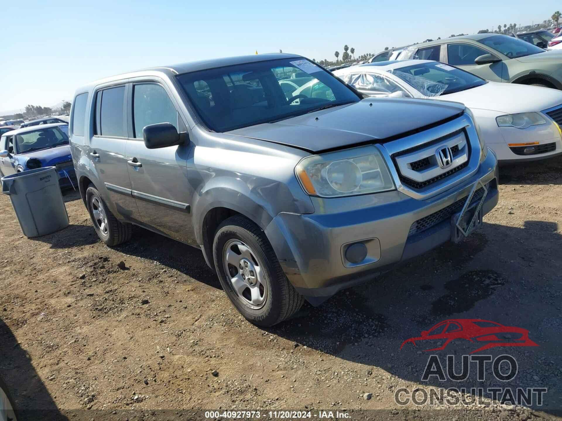 HONDA PILOT 2009 - 5FNYF38299B009917