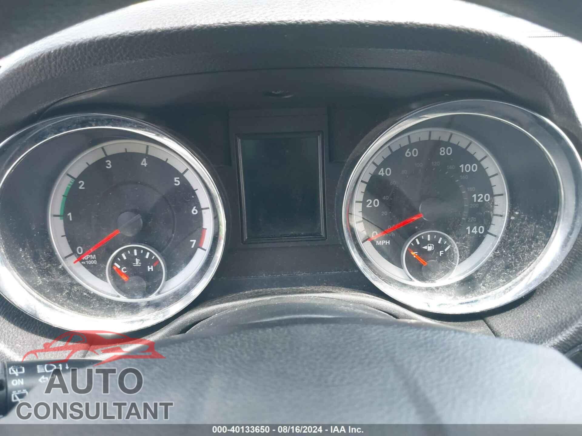 DODGE DURANGO 2012 - 1C4RDHAG8CC206661