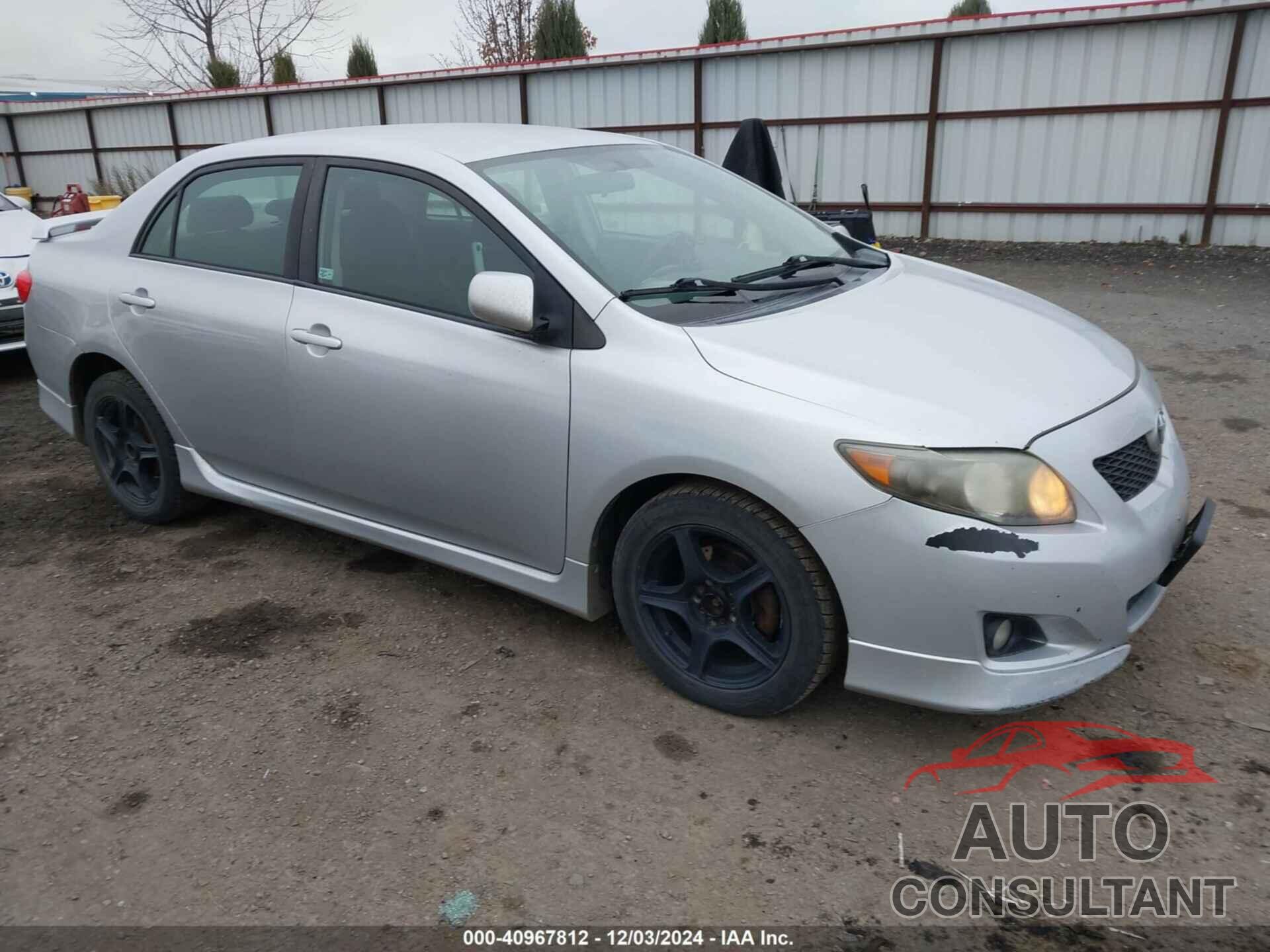 TOYOTA COROLLA 2009 - 1NXBU40E99Z156765