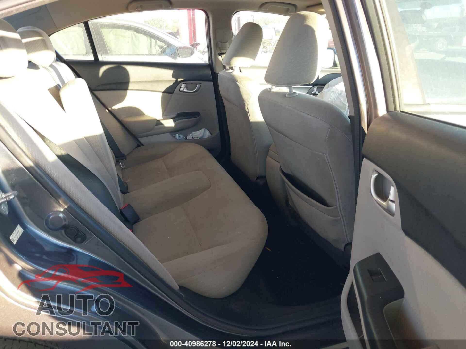 HONDA CIVIC 2013 - 19XFB2F85DE007830