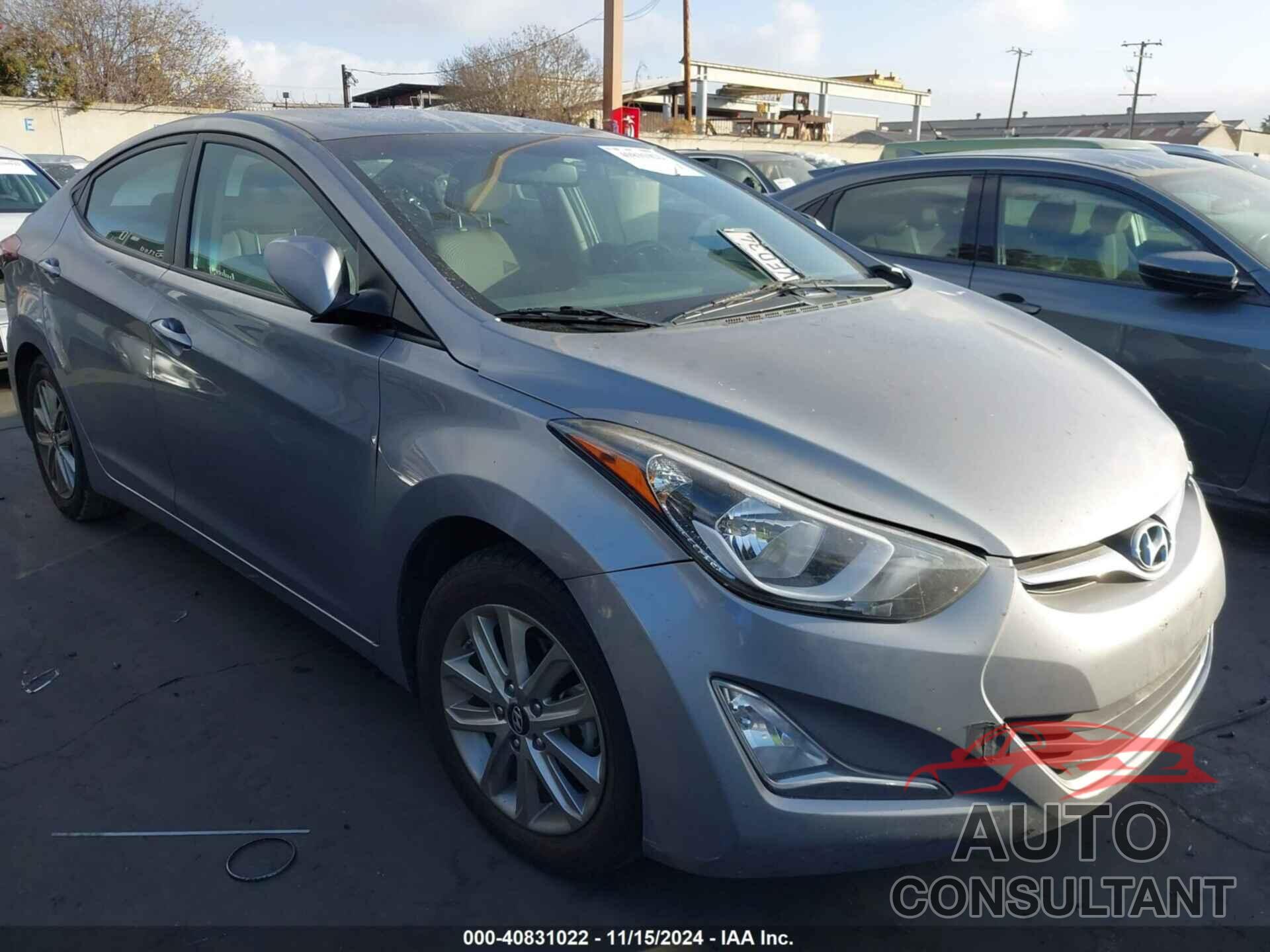 HYUNDAI ELANTRA 2016 - KMHDH4AE5GU511665