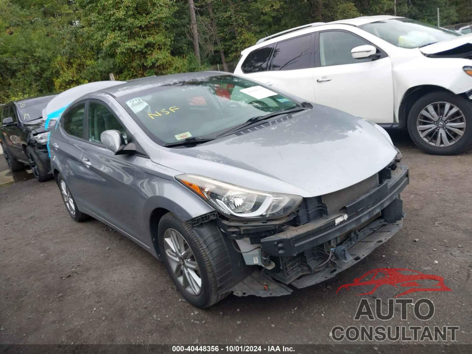 HYUNDAI ELANTRA 2016 - 5NPDH4AE9GH705176