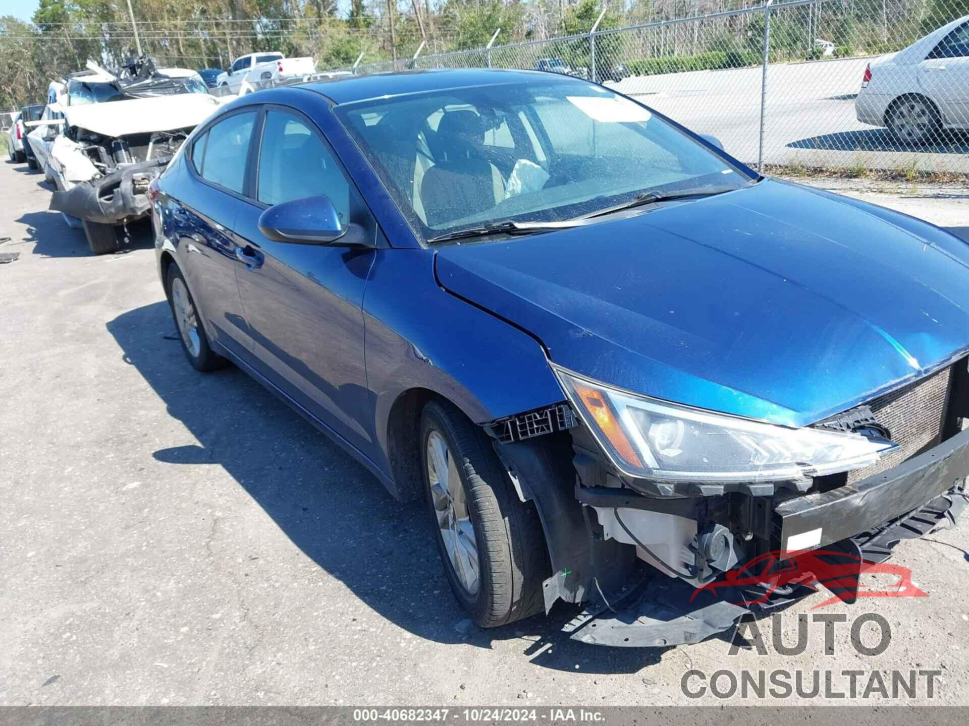 HYUNDAI ELANTRA 2019 - 5NPD84LF9KH458238