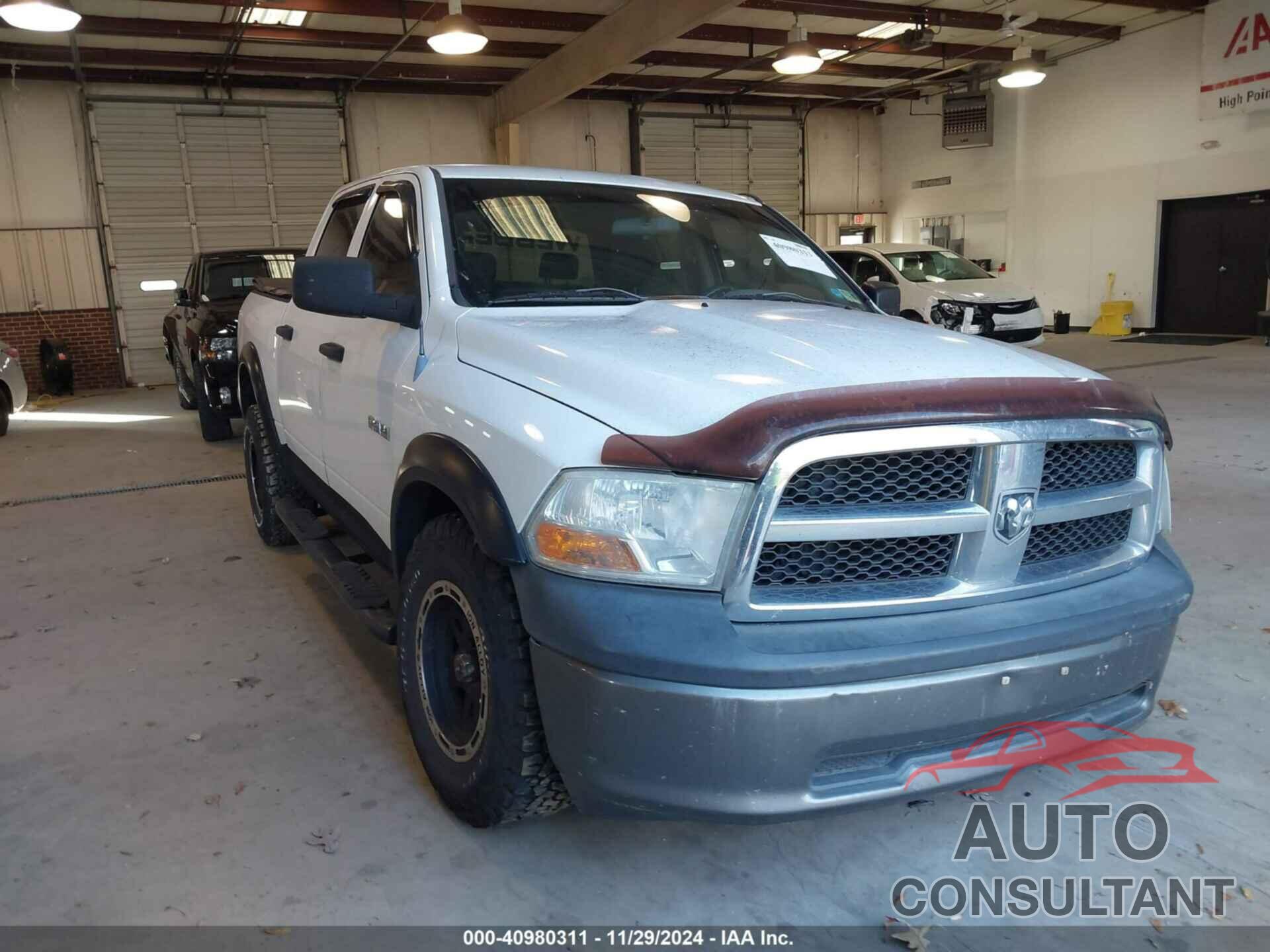 DODGE RAM 1500 2010 - 1D7RV1CP3AS180464