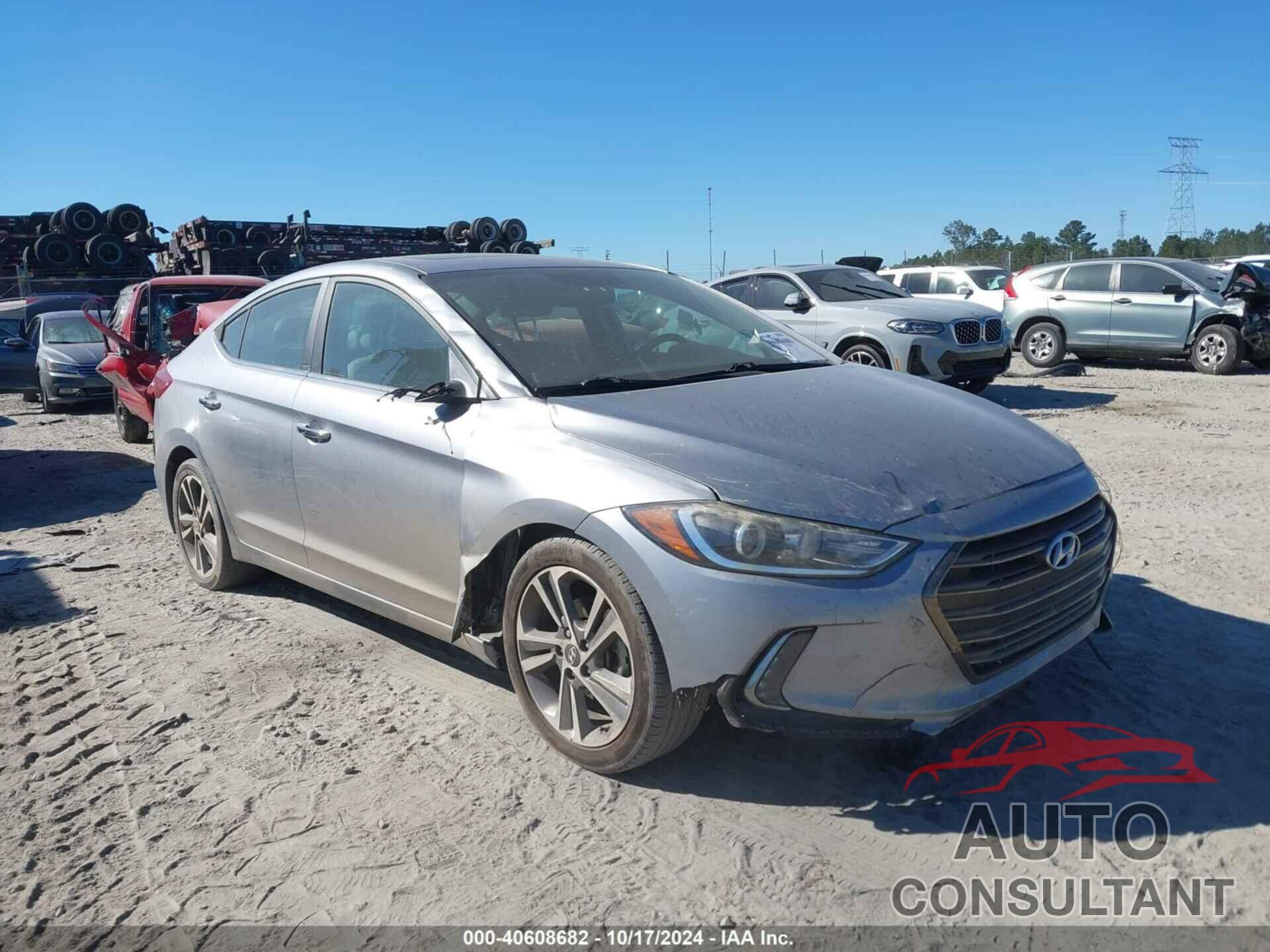 HYUNDAI ELANTRA 2017 - 5NPD84LF6HH098127