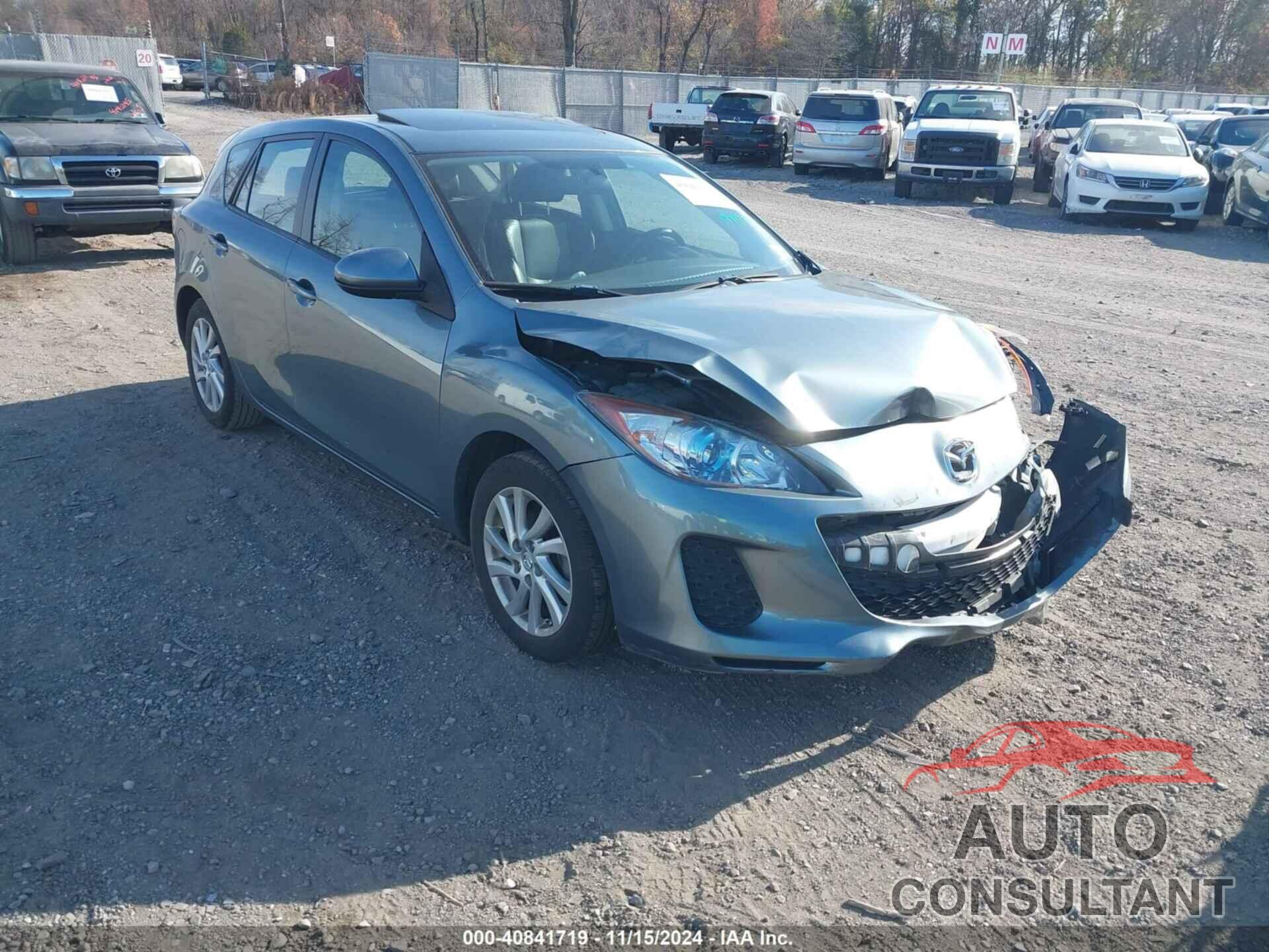 MAZDA MAZDA3 2012 - JM1BL1M85C1566689