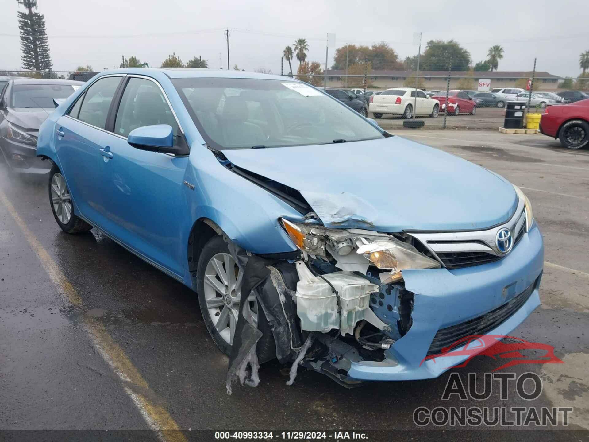 TOYOTA CAMRY HYBRID 2012 - 4T1BD1FK3CU006816