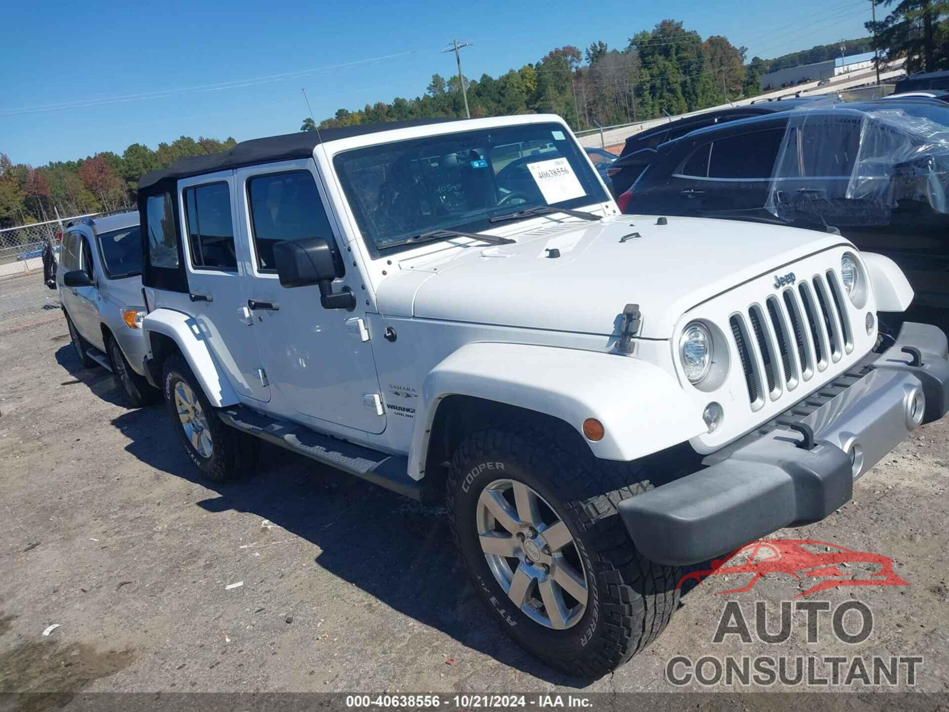 JEEP WRANGLER UNLIMITED 2017 - 1C4HJWEG6HL529987
