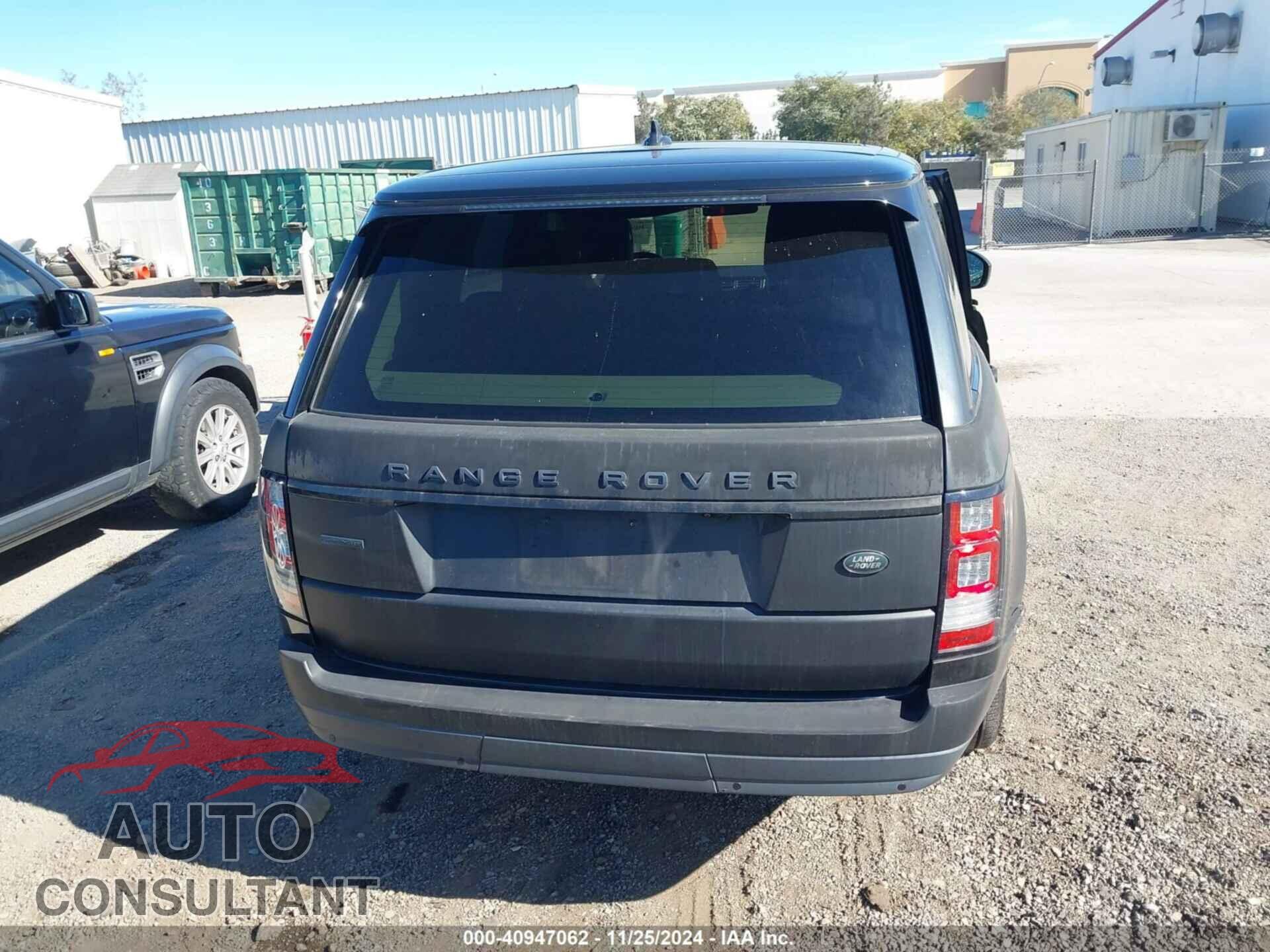 LAND ROVER RANGE ROVER 2016 - SALGS2KF4GA290603