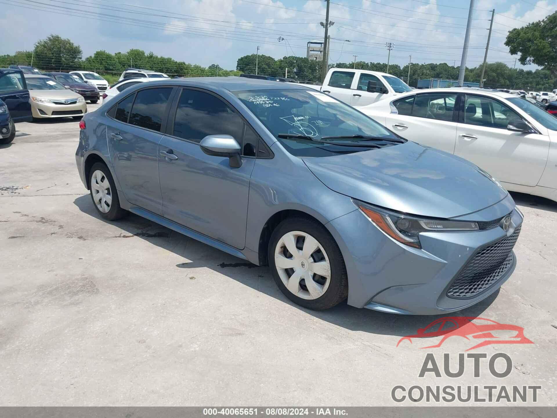 TOYOTA COROLLA 2020 - JTDEPRAE5LJ010487