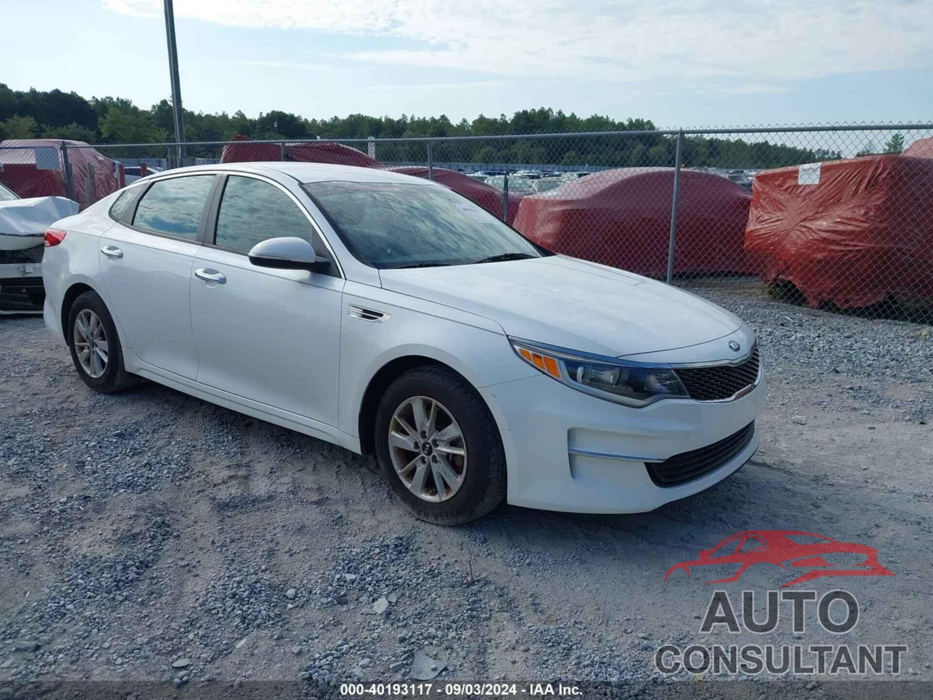 KIA OPTIMA 2016 - KNAGT4L37G5086677