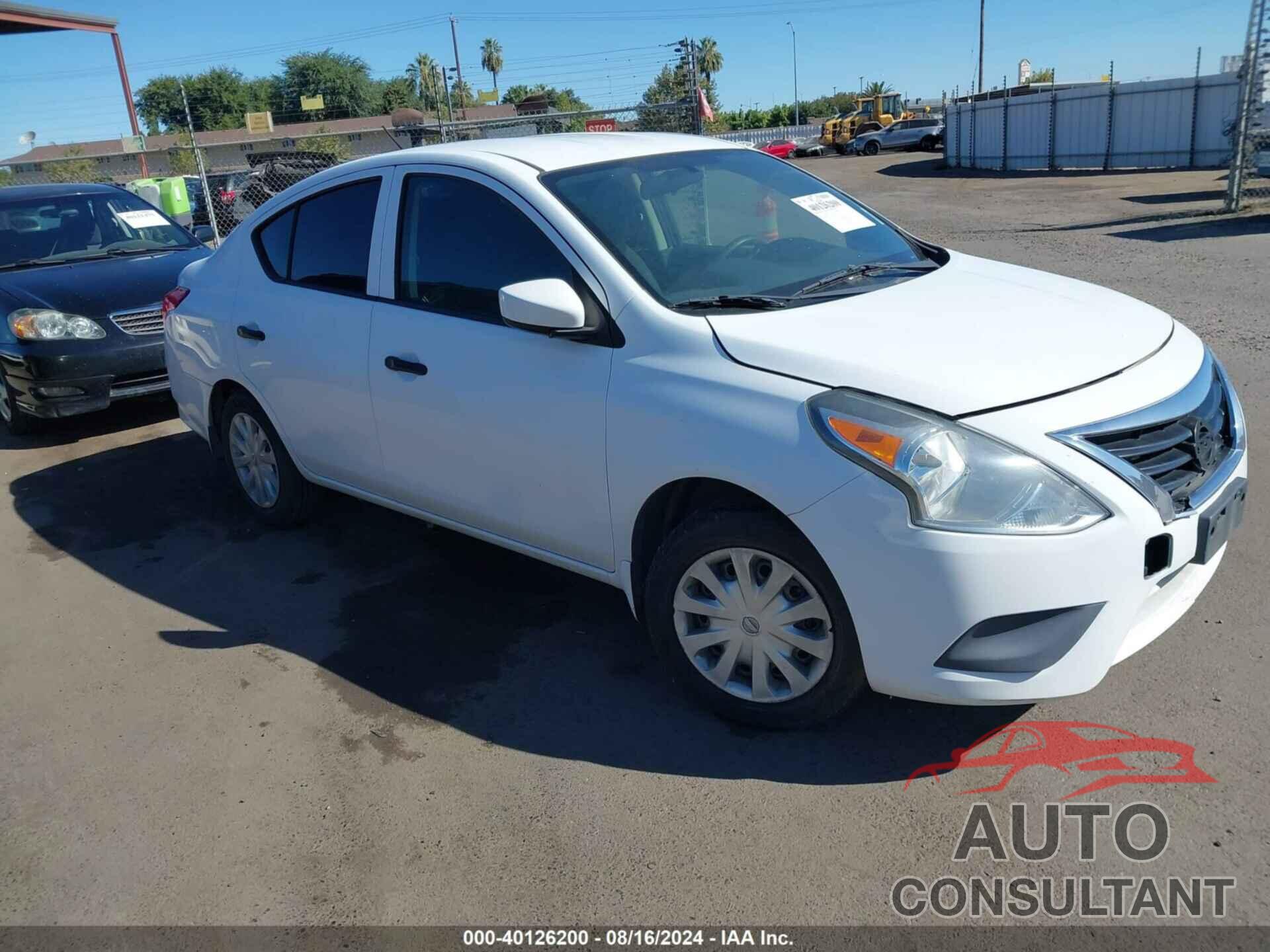 NISSAN VERSA 2016 - 3N1CN7APXGL891725