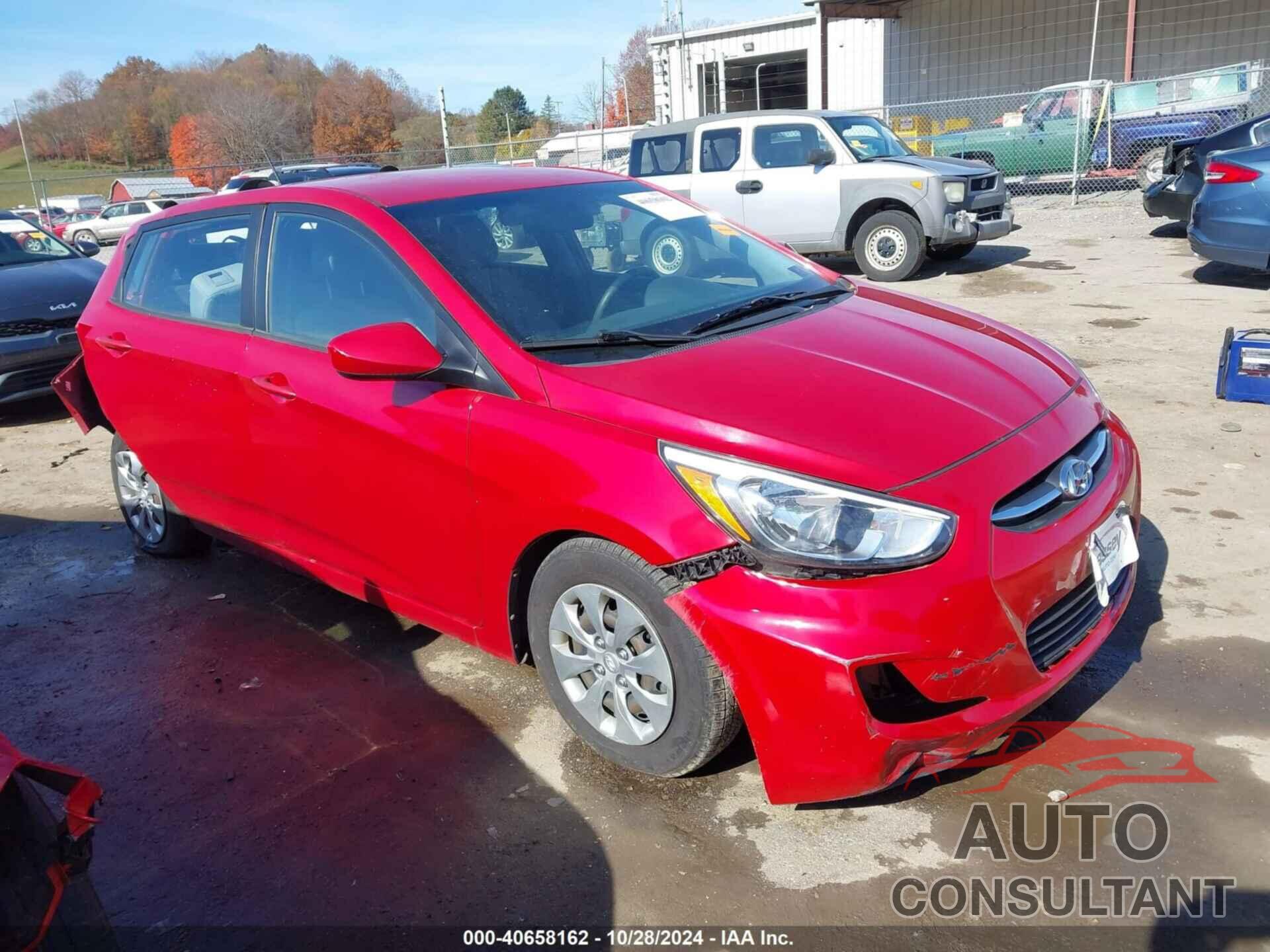 HYUNDAI ACCENT 2016 - KMHCT5AE8GU241458