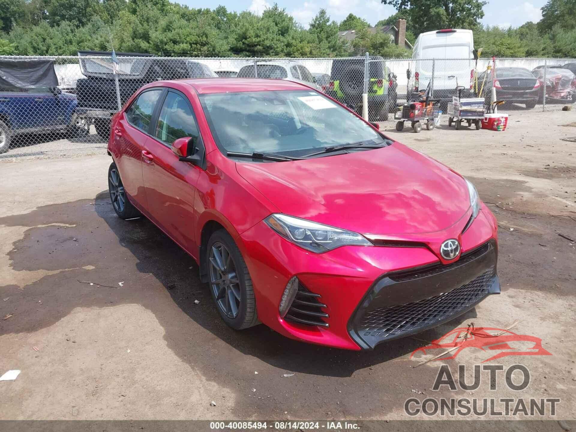 TOYOTA COROLLA 2017 - 2T1BURHEXHC943256