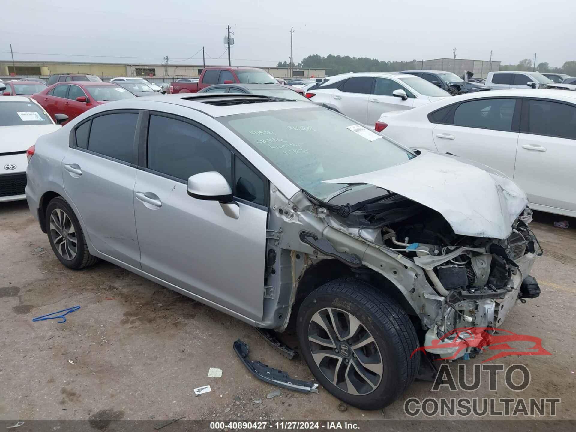 HONDA CIVIC 2013 - 19XFB2F88DE037033