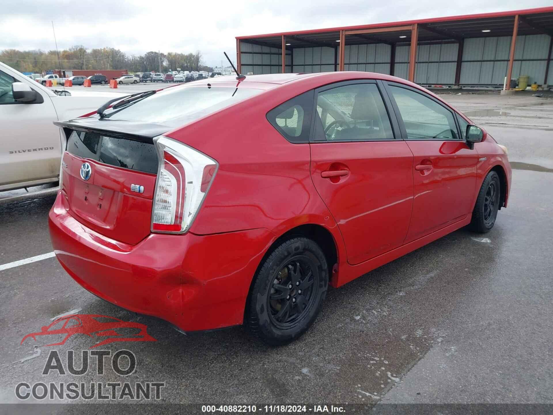 TOYOTA PRIUS 2012 - JTDKN3DU2C1527206