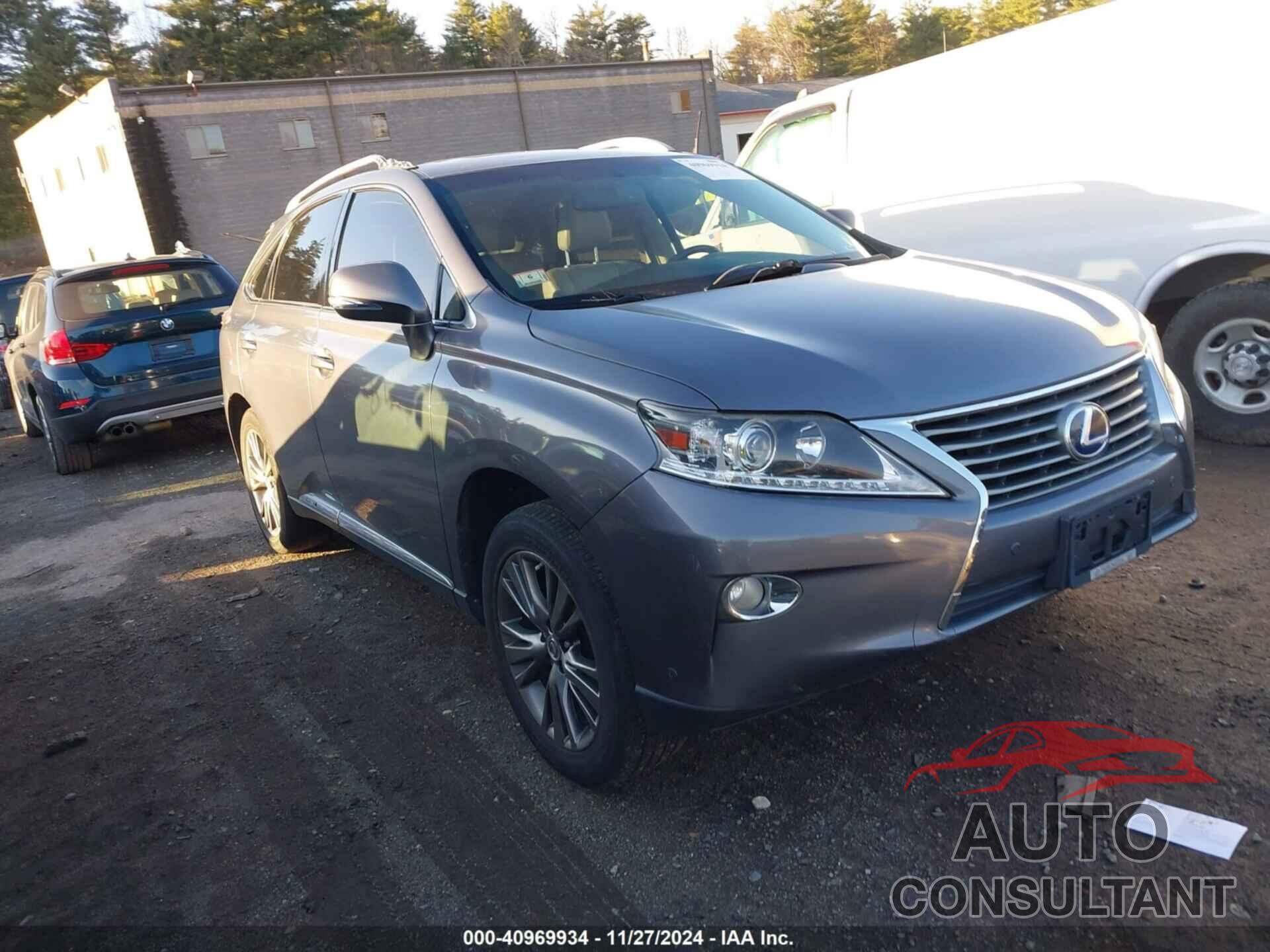 LEXUS RX 450H 2013 - JTJZB1BA0D2409443